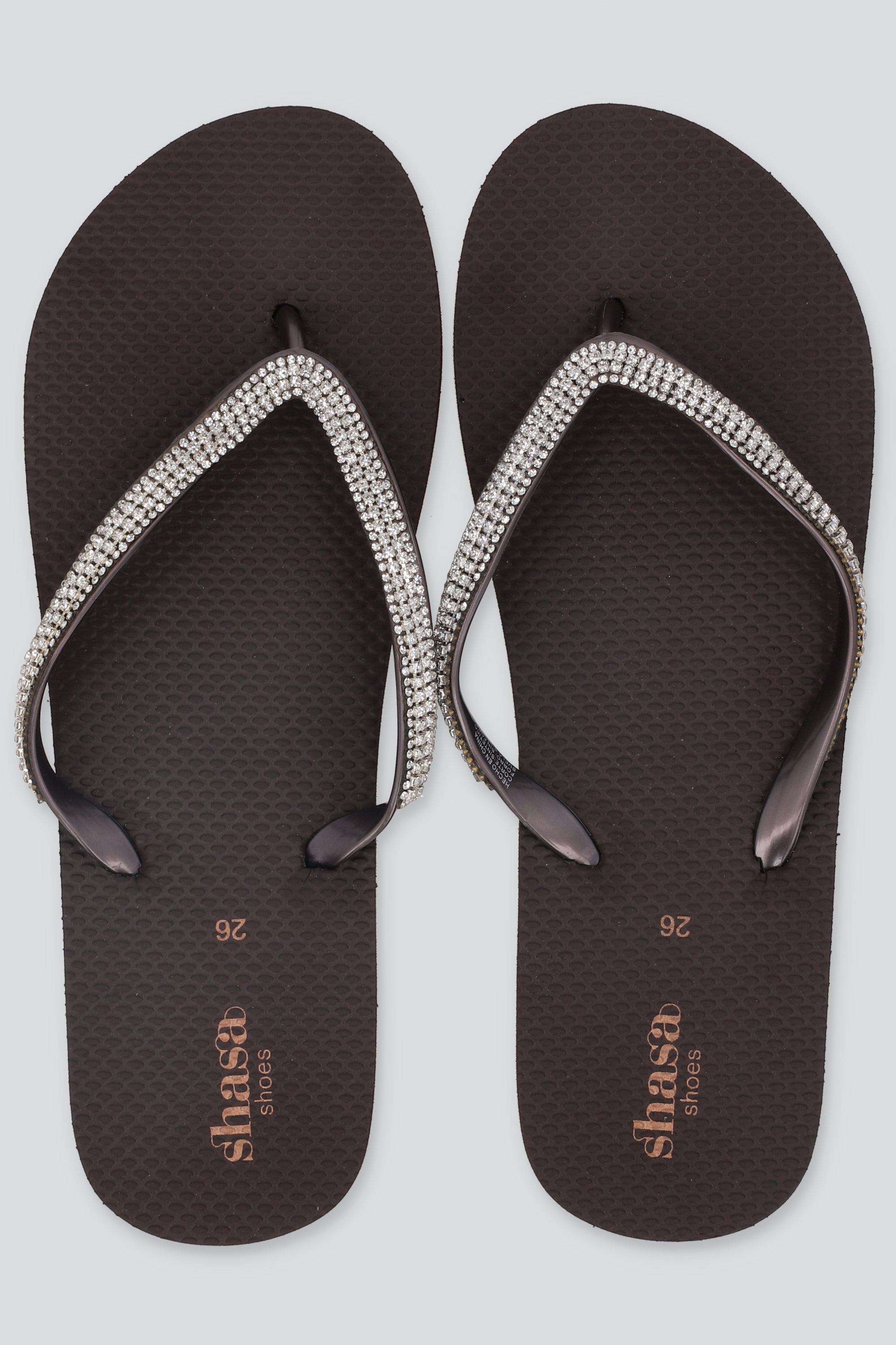 Flip Flop Brillos Textura CAFE