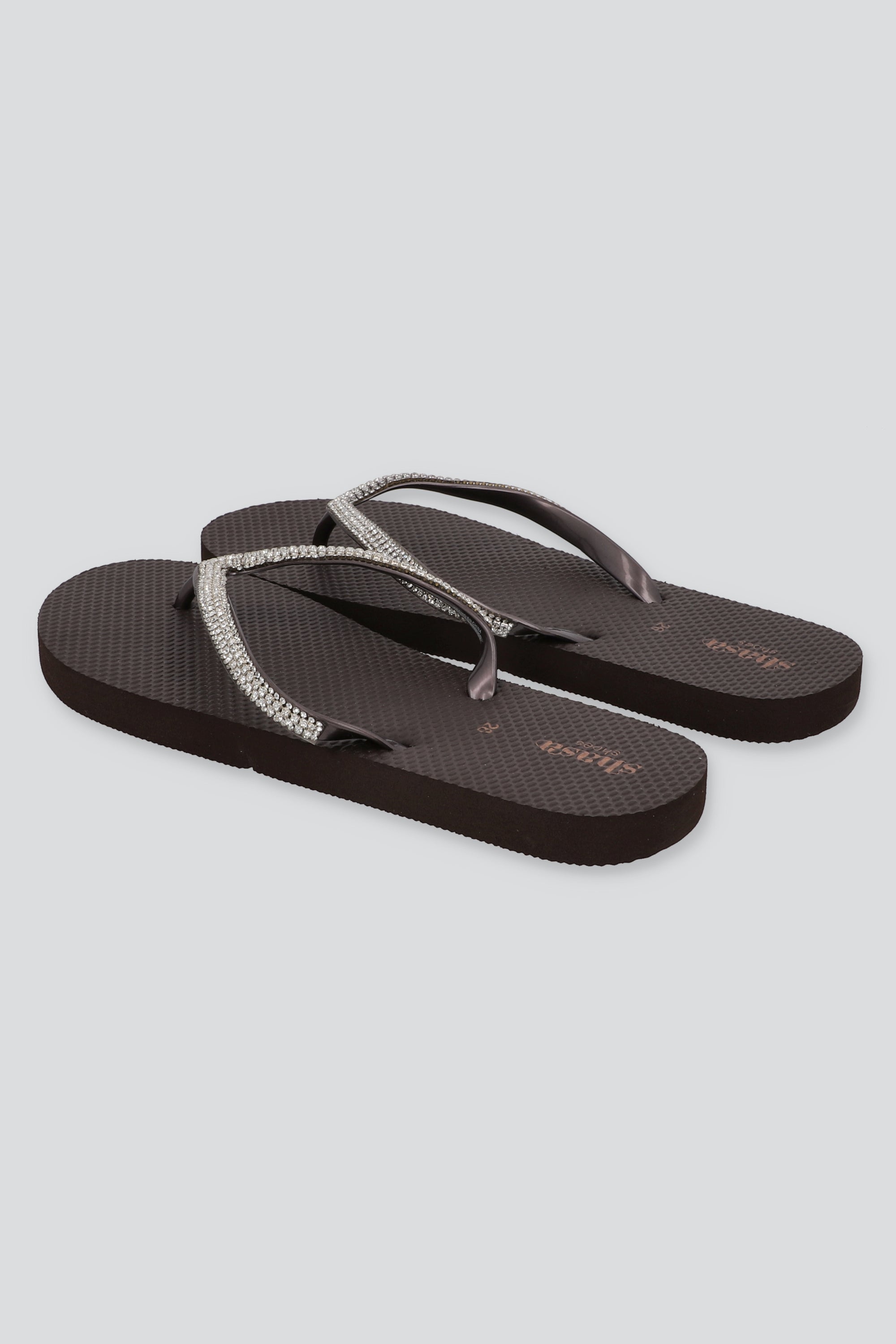 Flip Flop Brillos Textura CAFE