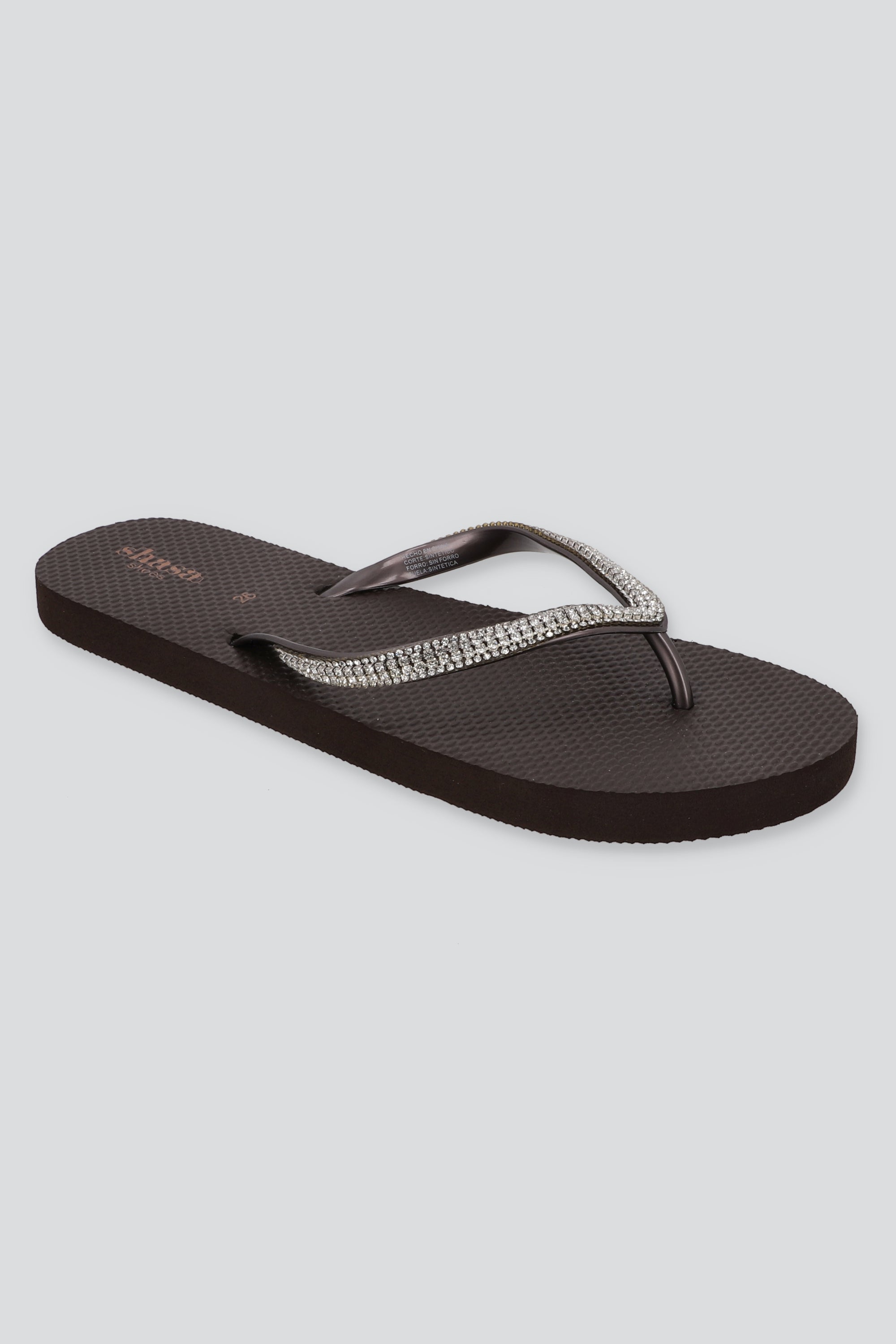 Flip Flop Brillos Textura CAFE