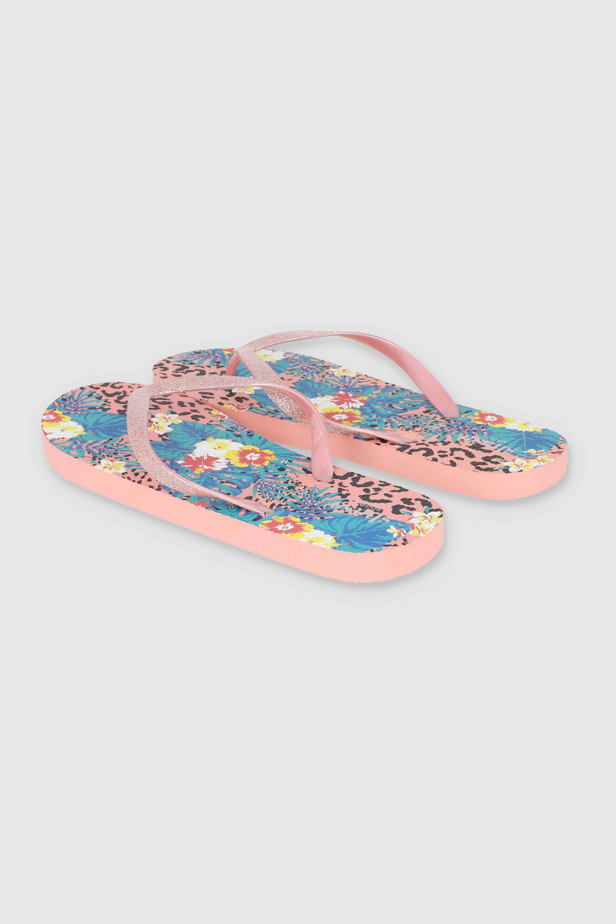 FLIP FLOP TROPICAL LEOPARDO ROSA