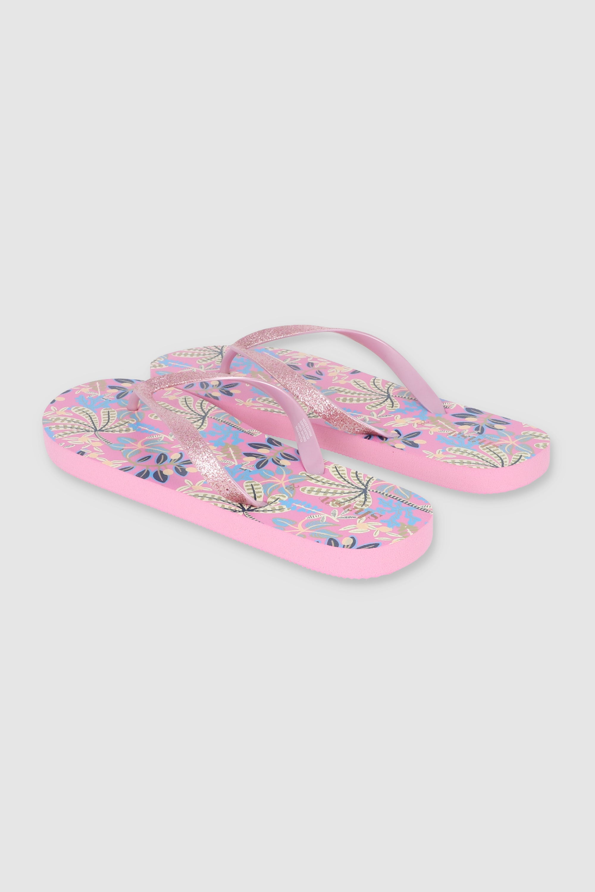 FLIP FLOP PRINT GLITTER ROSA