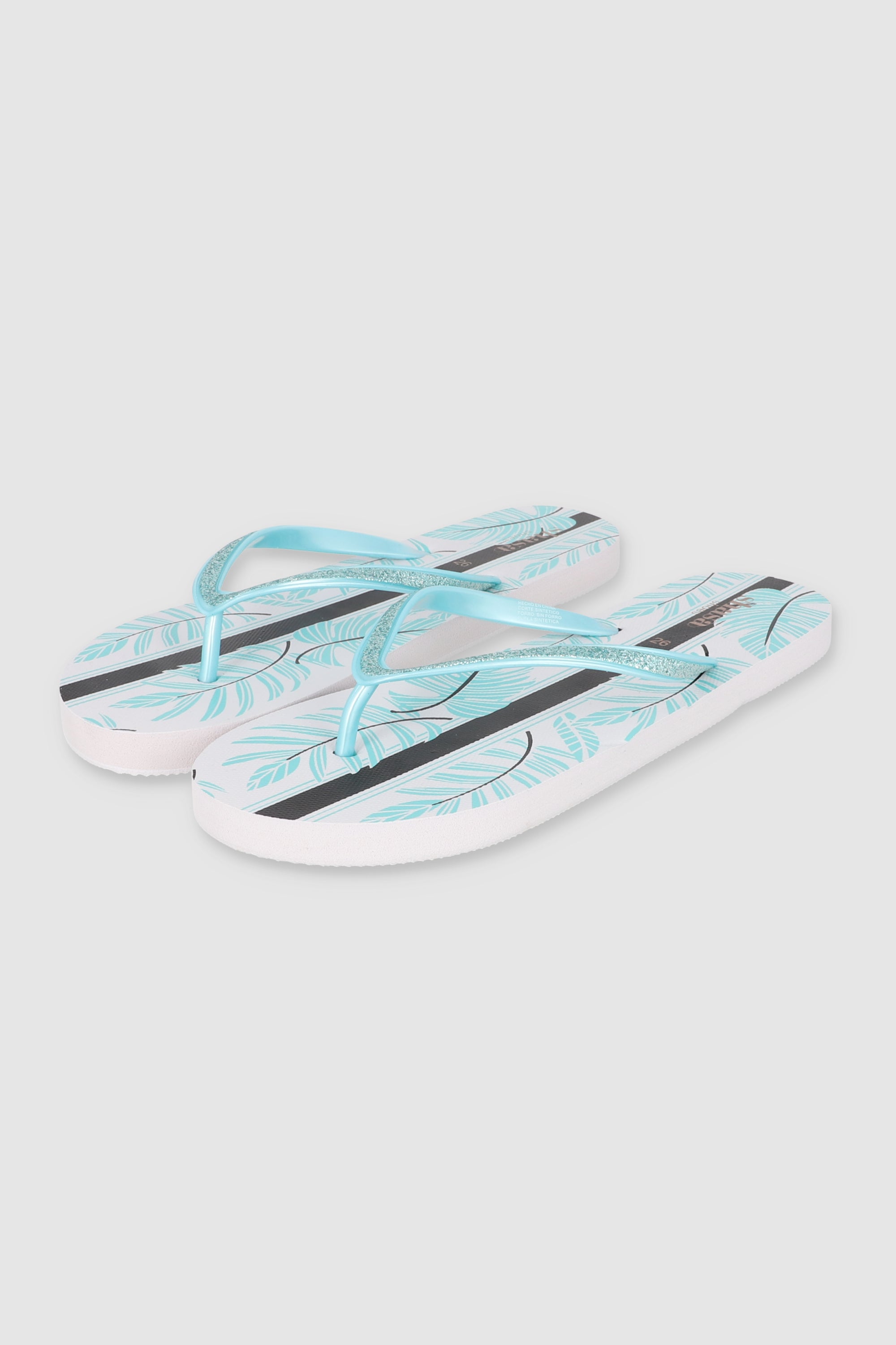 FLIP FLOP LINEA TROPICAL AZUL