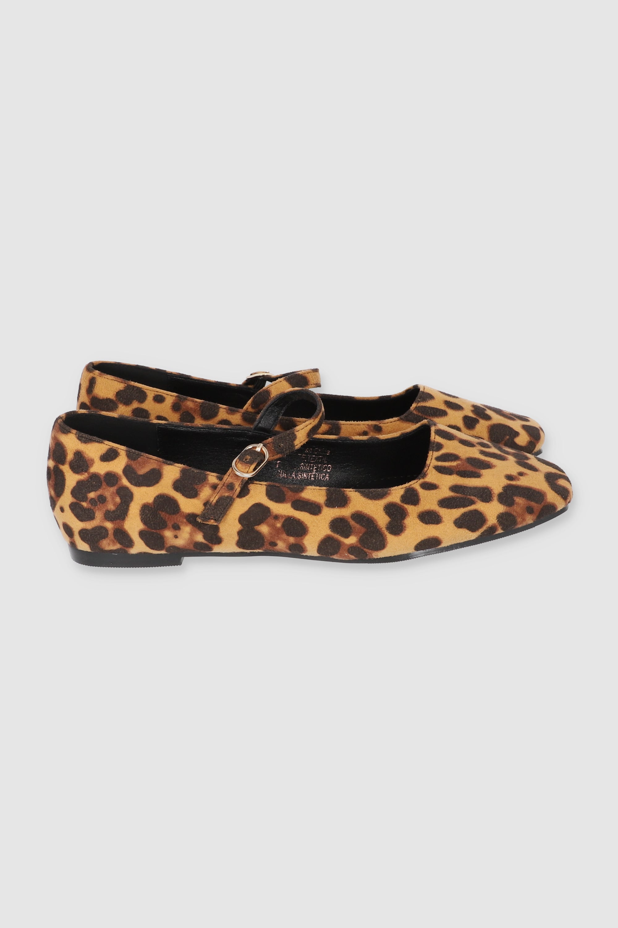 FLAT ANIMAL PRINT MARY JANE CAFE COMBO