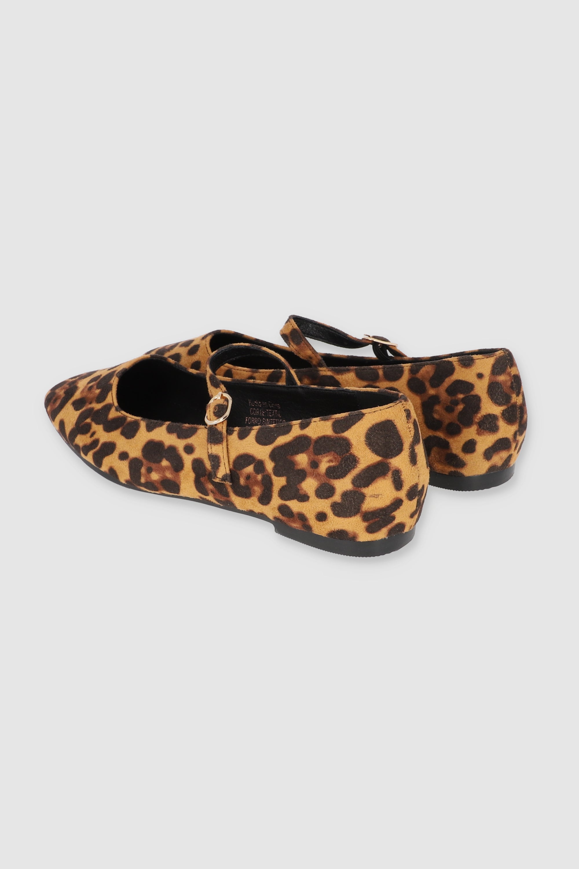 FLAT ANIMAL PRINT MARY JANE CAFE COMBO