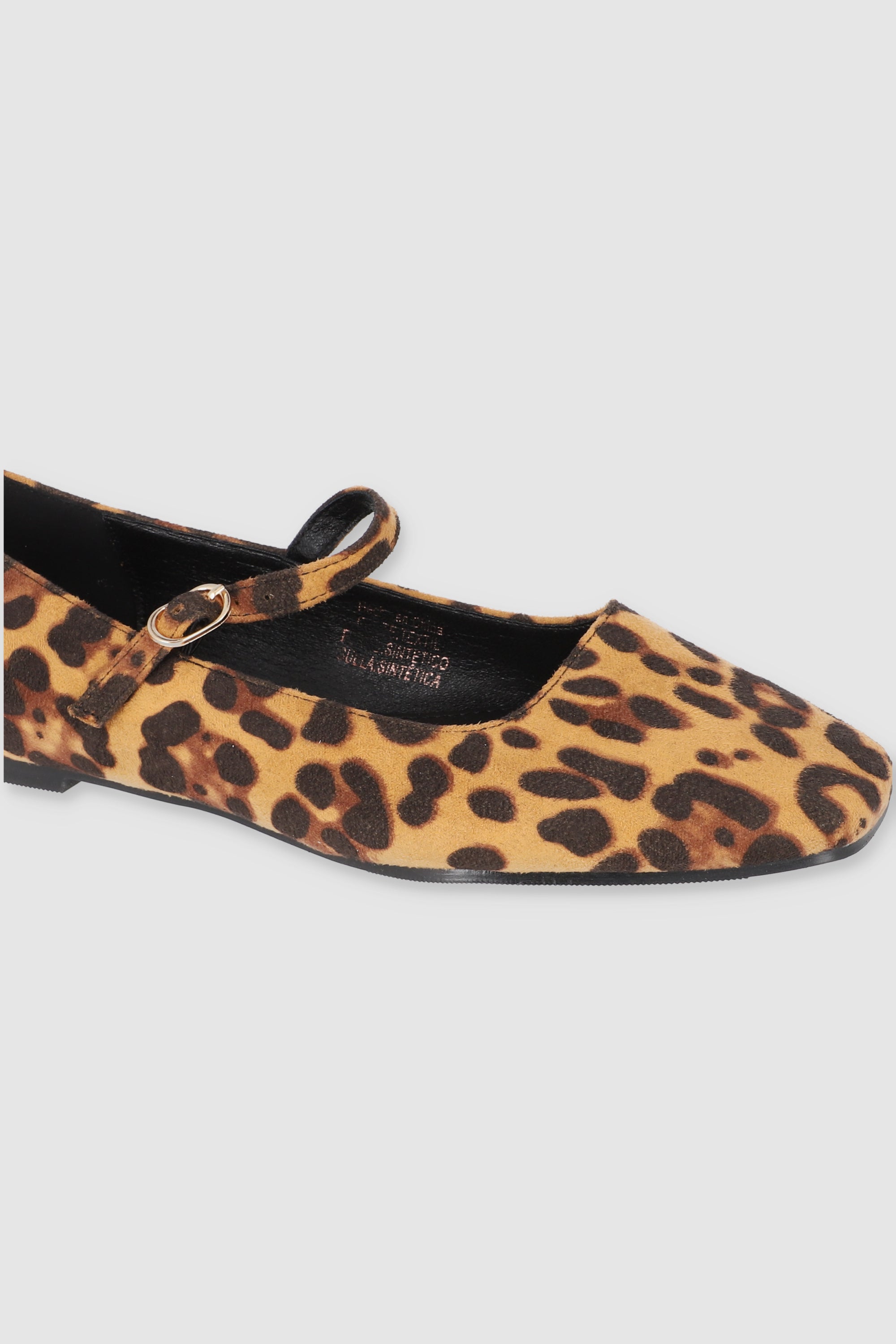 FLAT ANIMAL PRINT MARY JANE CAFE COMBO