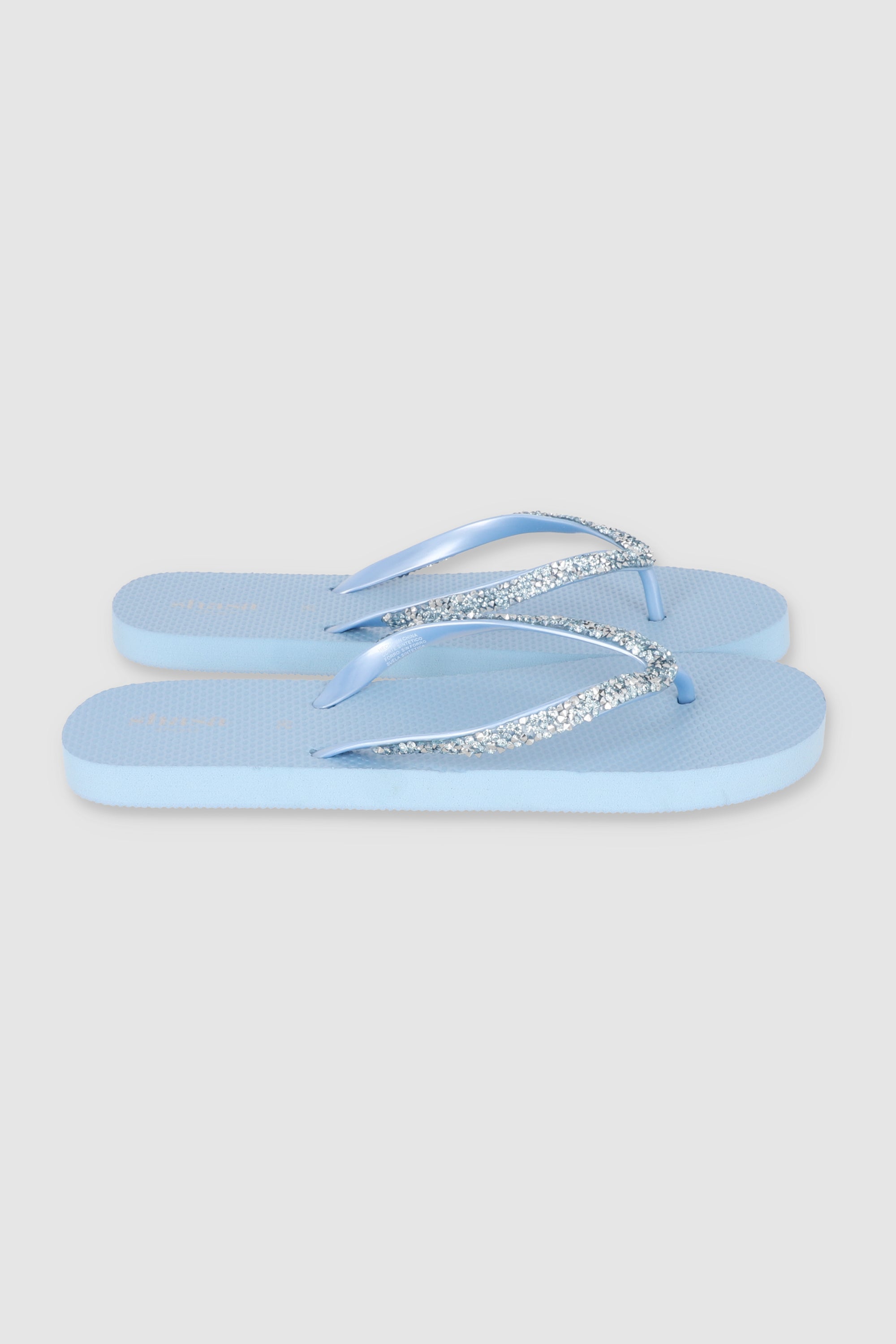 FLIP FLOP BRILLOS ROCA AZUL