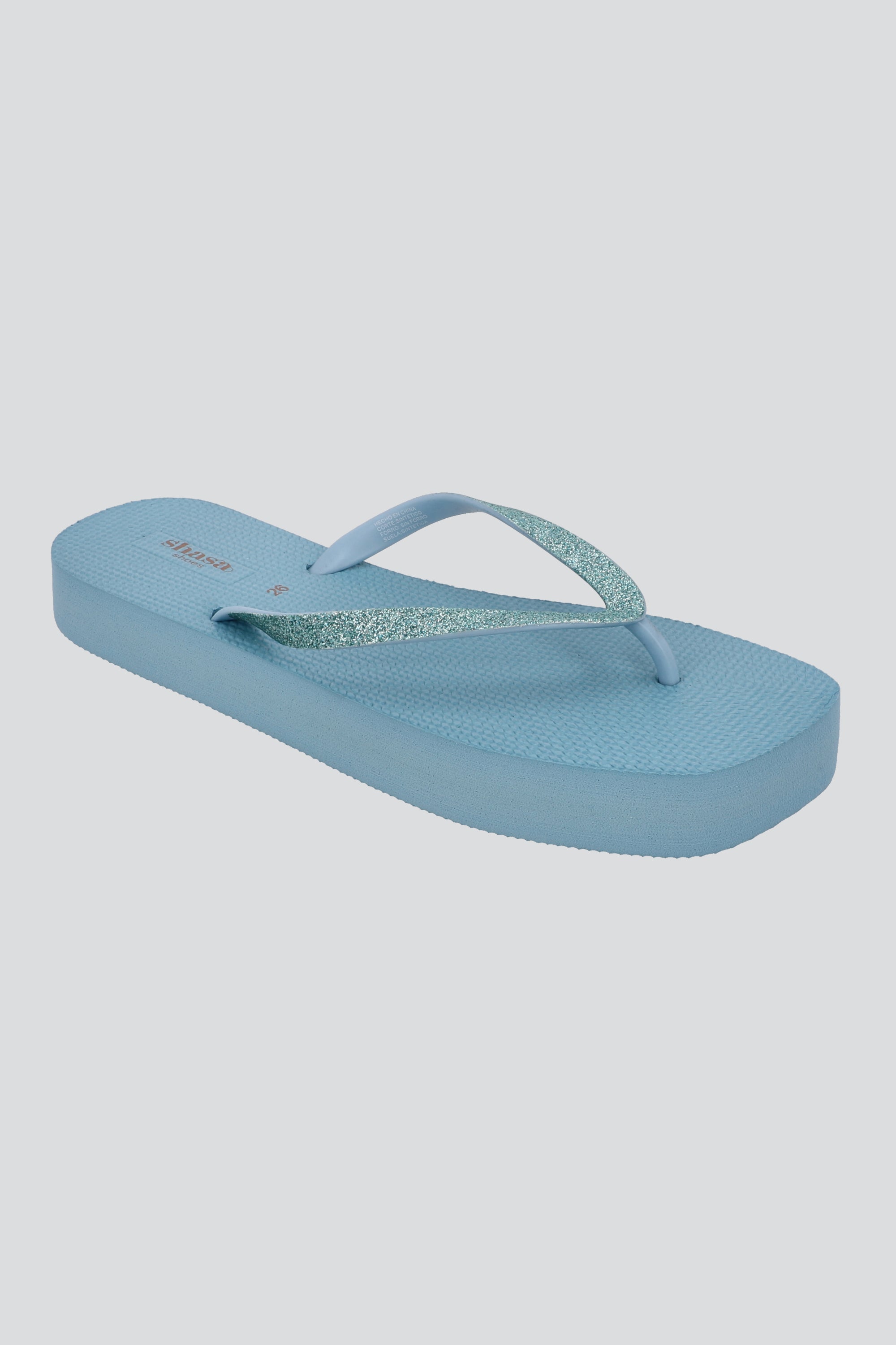 Flip Flop Plataforma AZUL CIELO