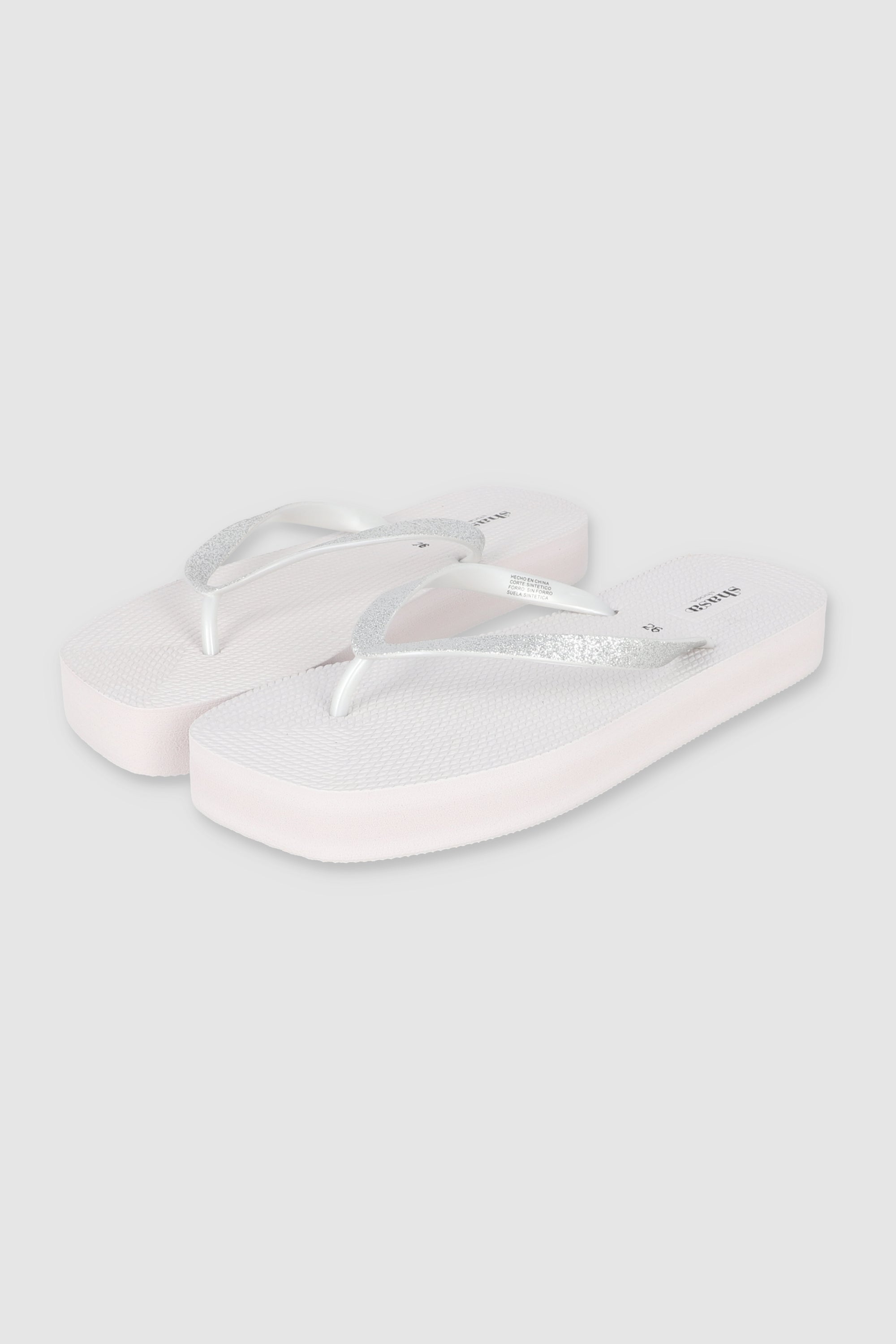 FLIP FLOP PLATAFORMA BLANCO