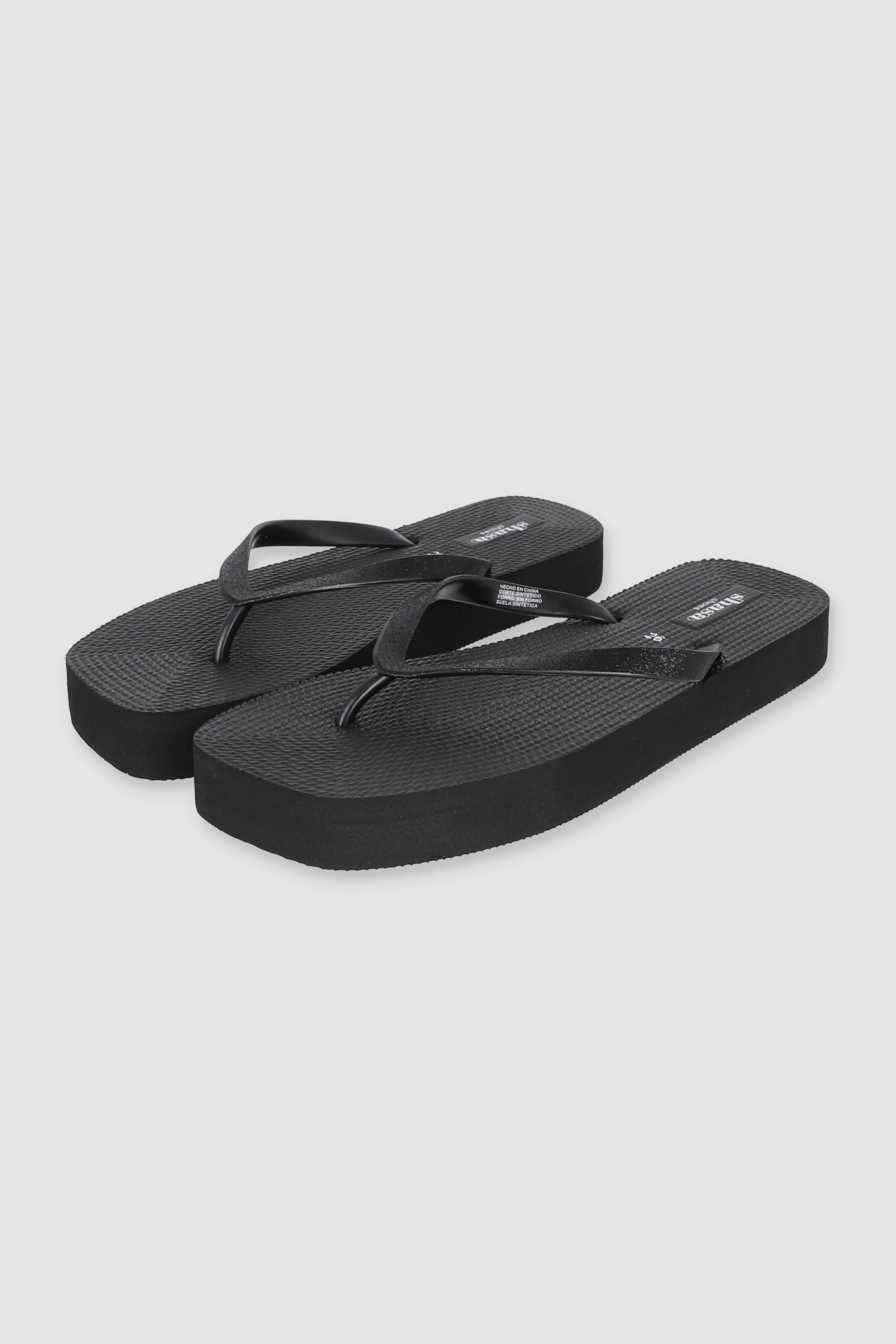 FLIP FLOP PLATAFORMA NEGRO