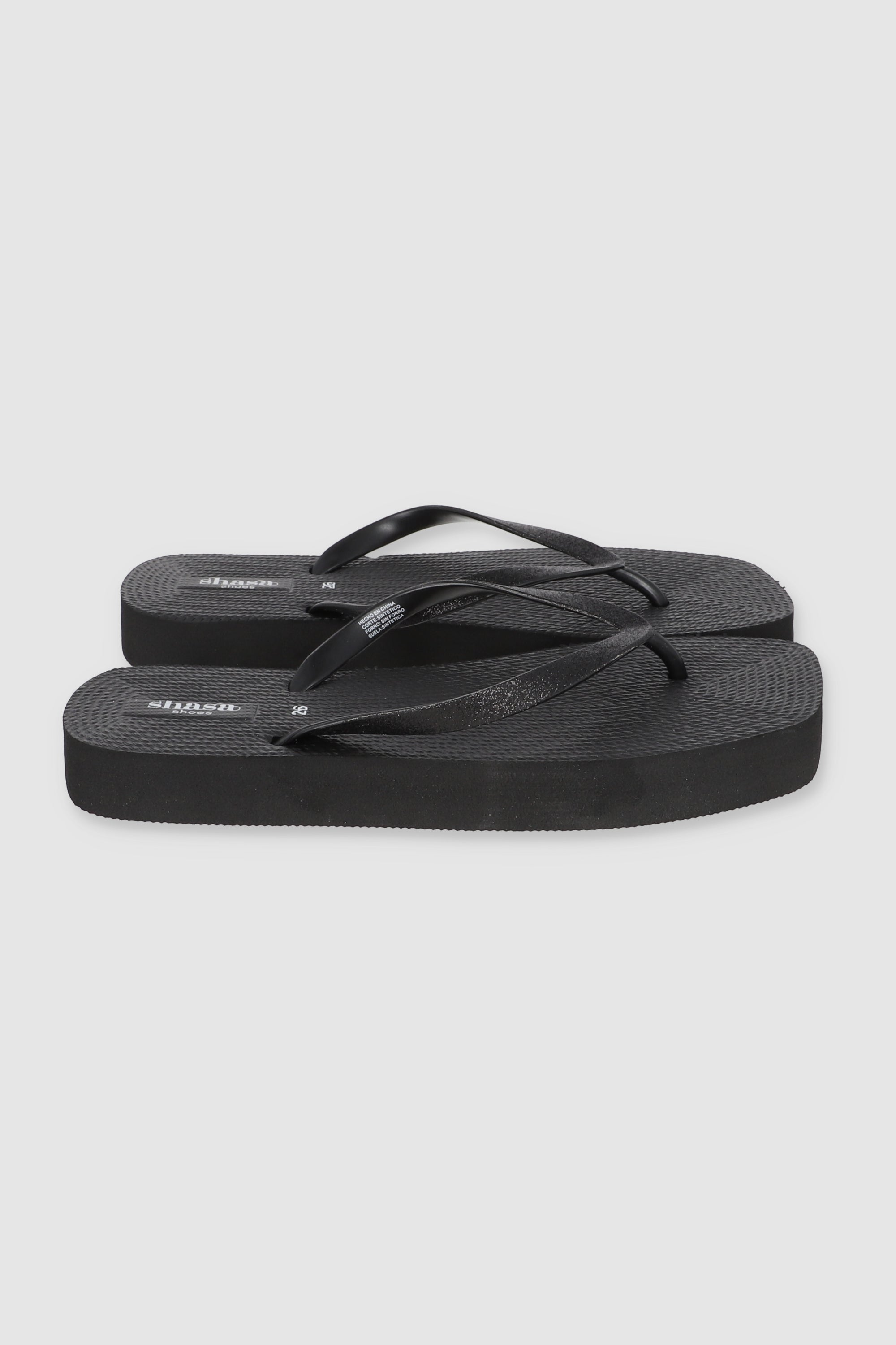 FLIP FLOP PLATAFORMA NEGRO