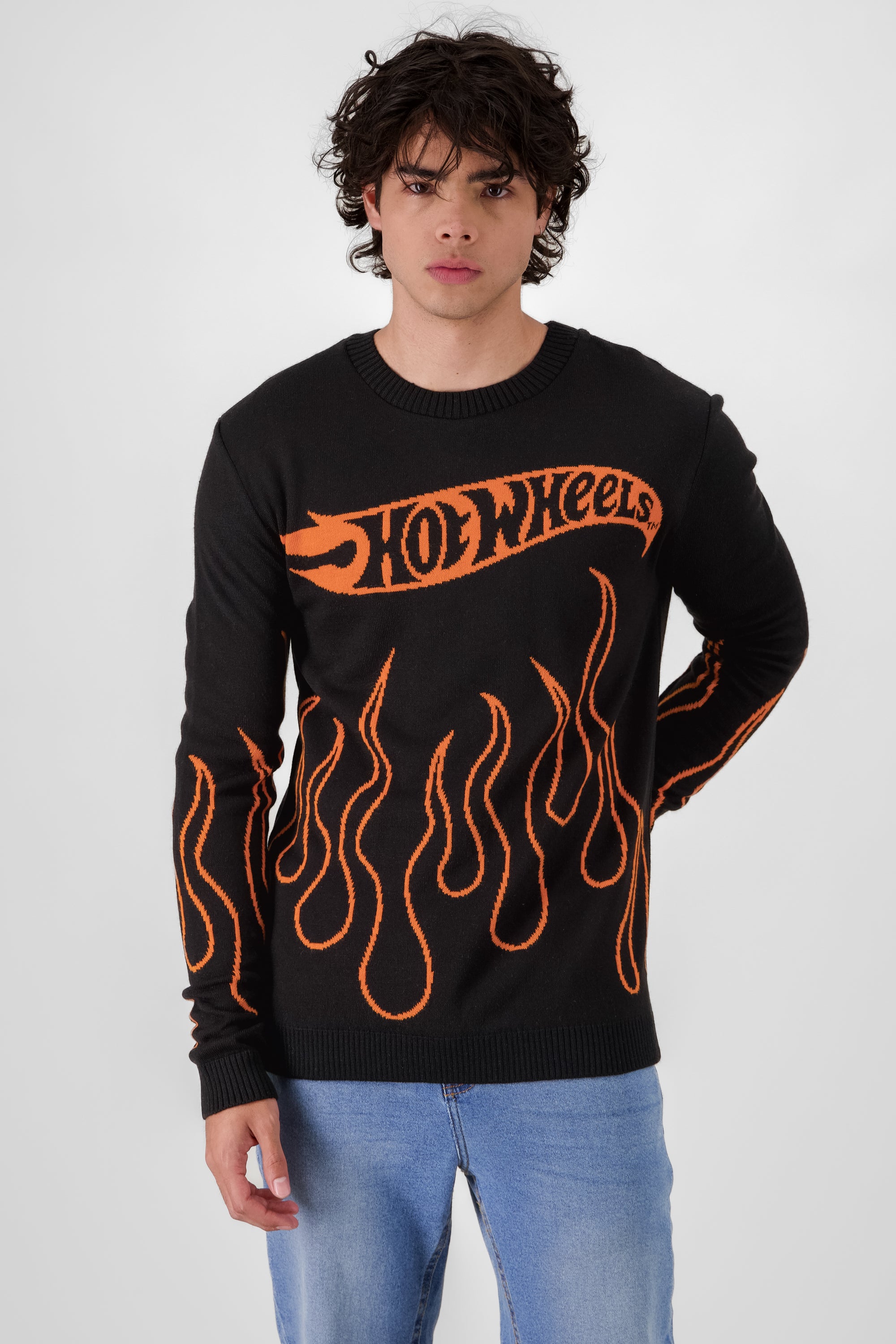 Suéter hot-wheels NEGRO COMBO
