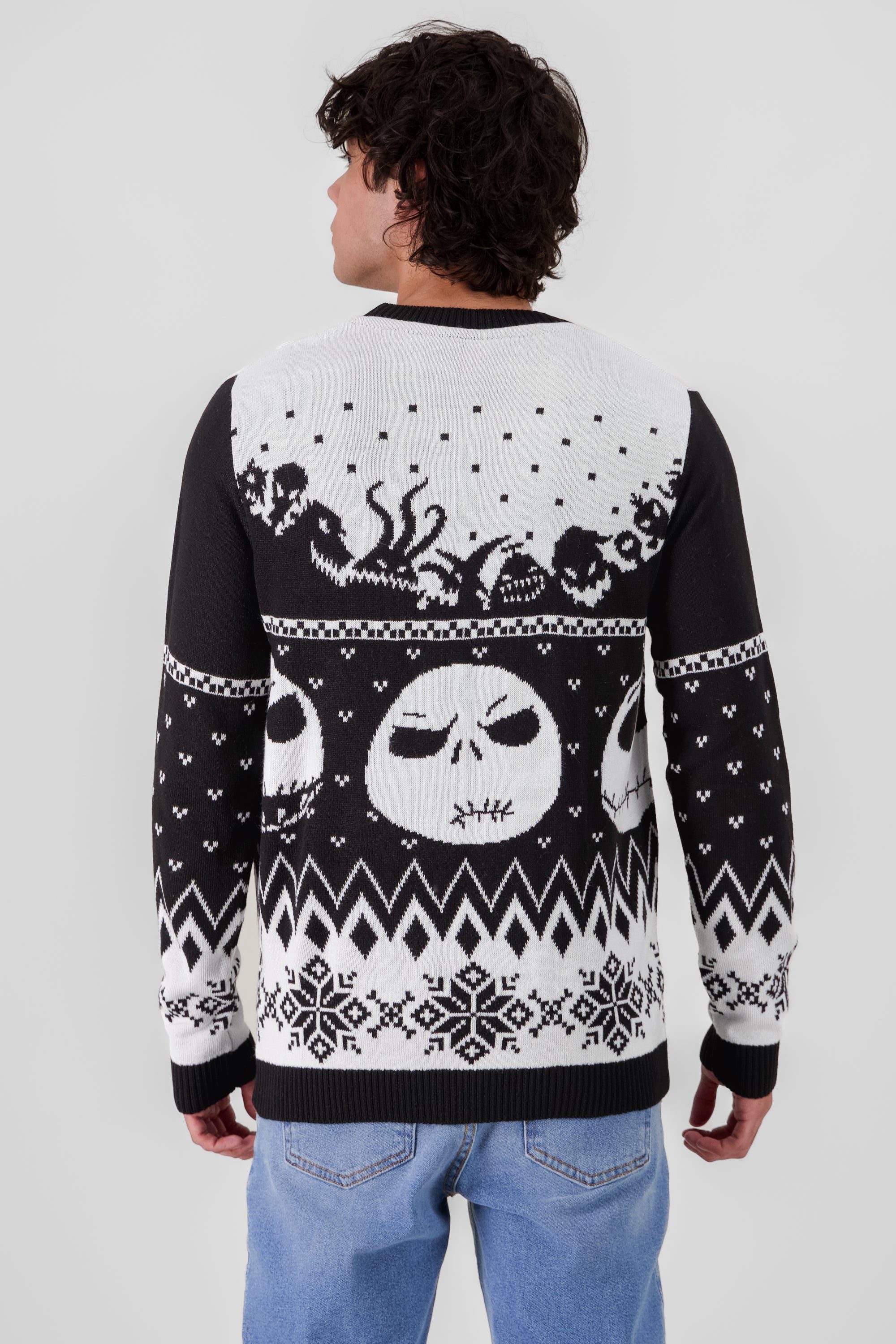 Sweater jack skellington NEGRO COMBO