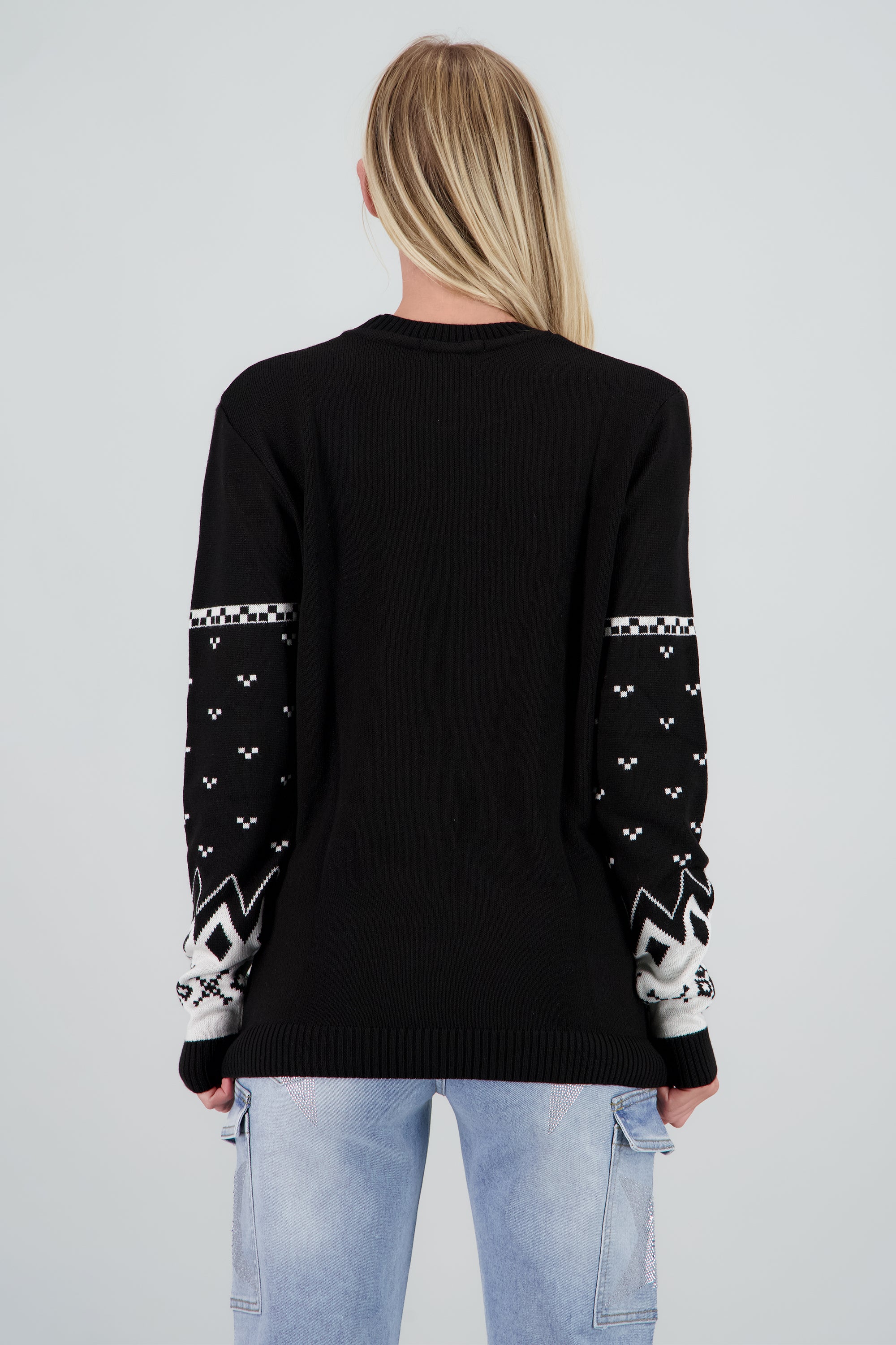 Sueter Navideño jack skellington NEGRO COMBO