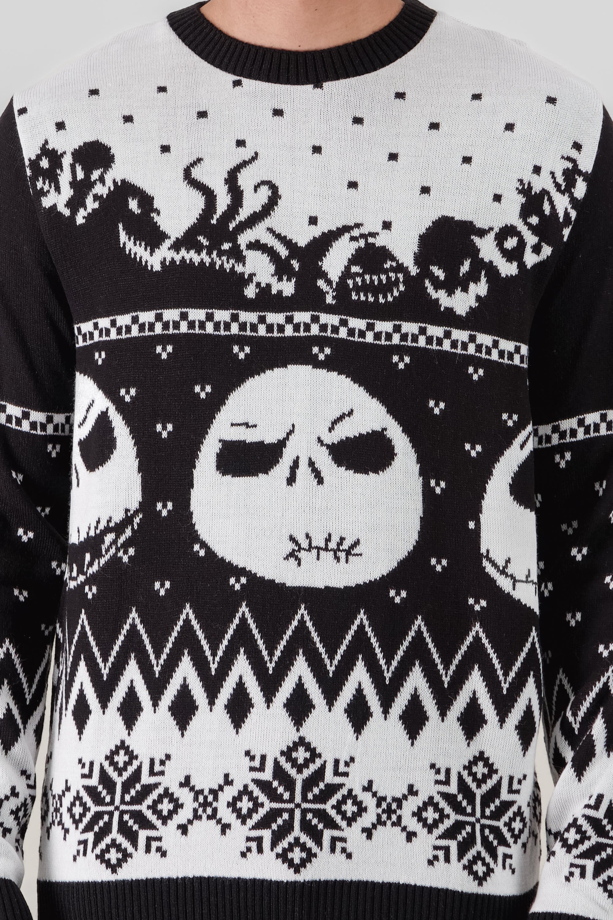 Sweater jack skellington NEGRO COMBO