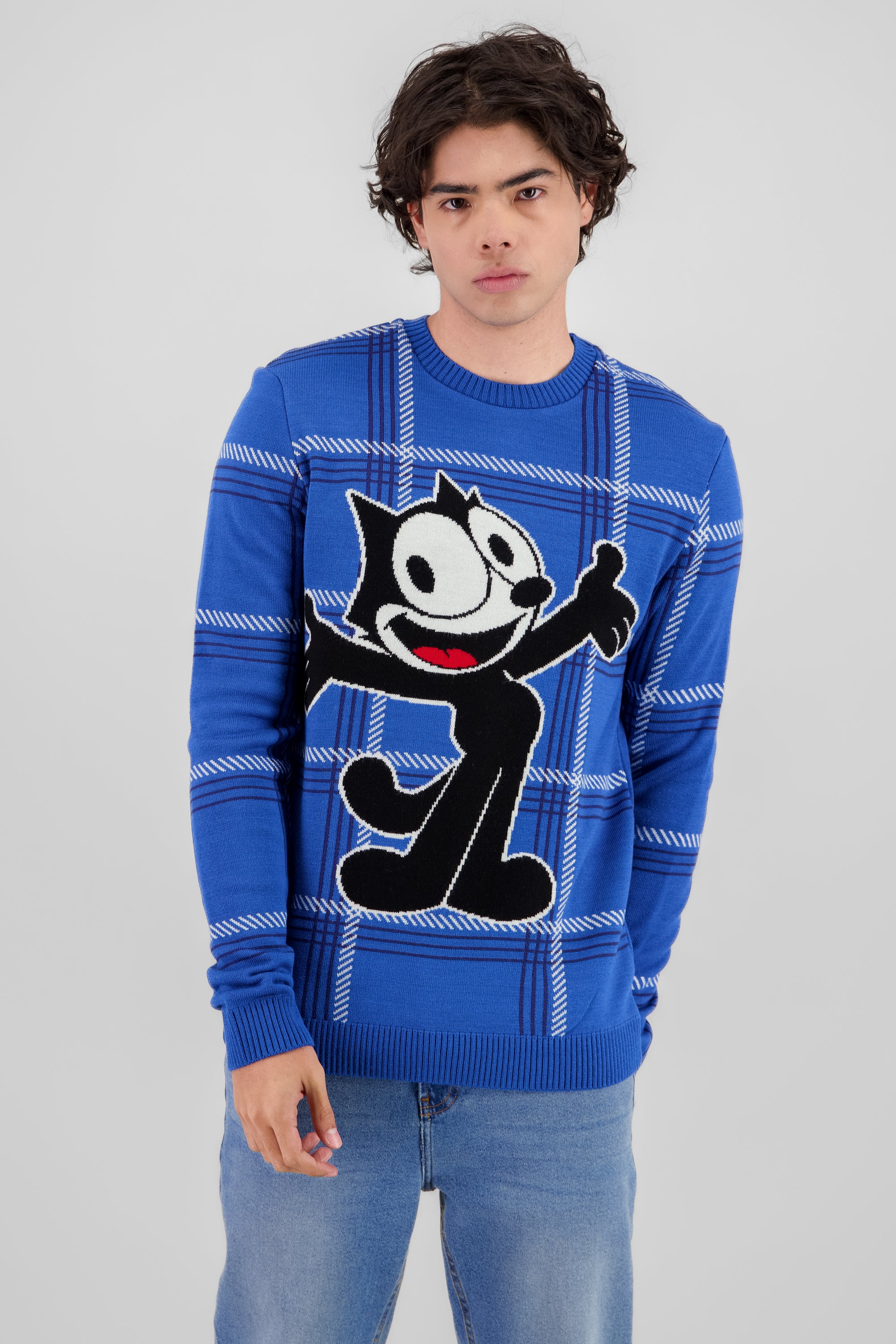 Suéter felix the cat AZUL COMBO