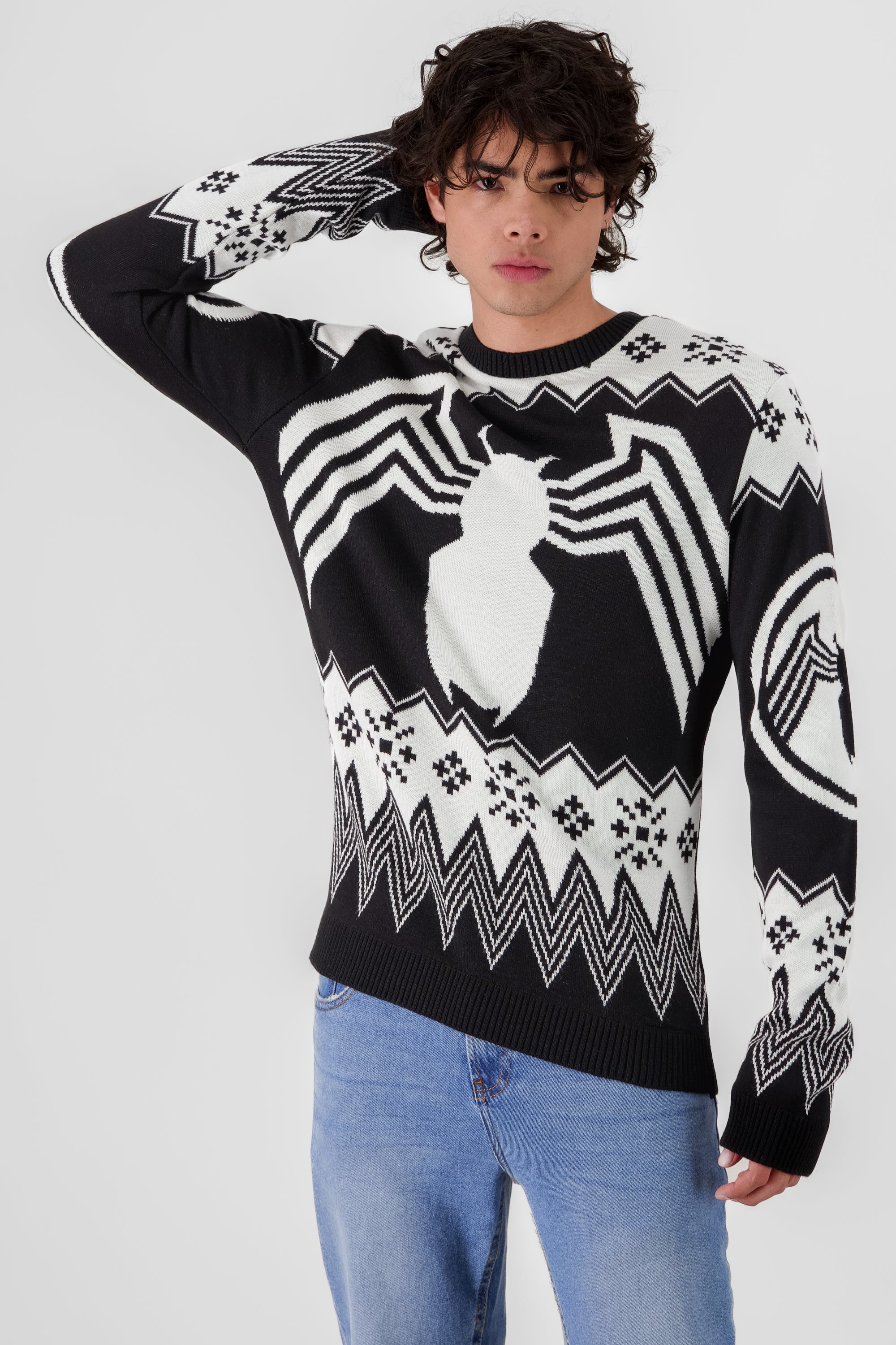 Sweater venom NEGRO COMBO