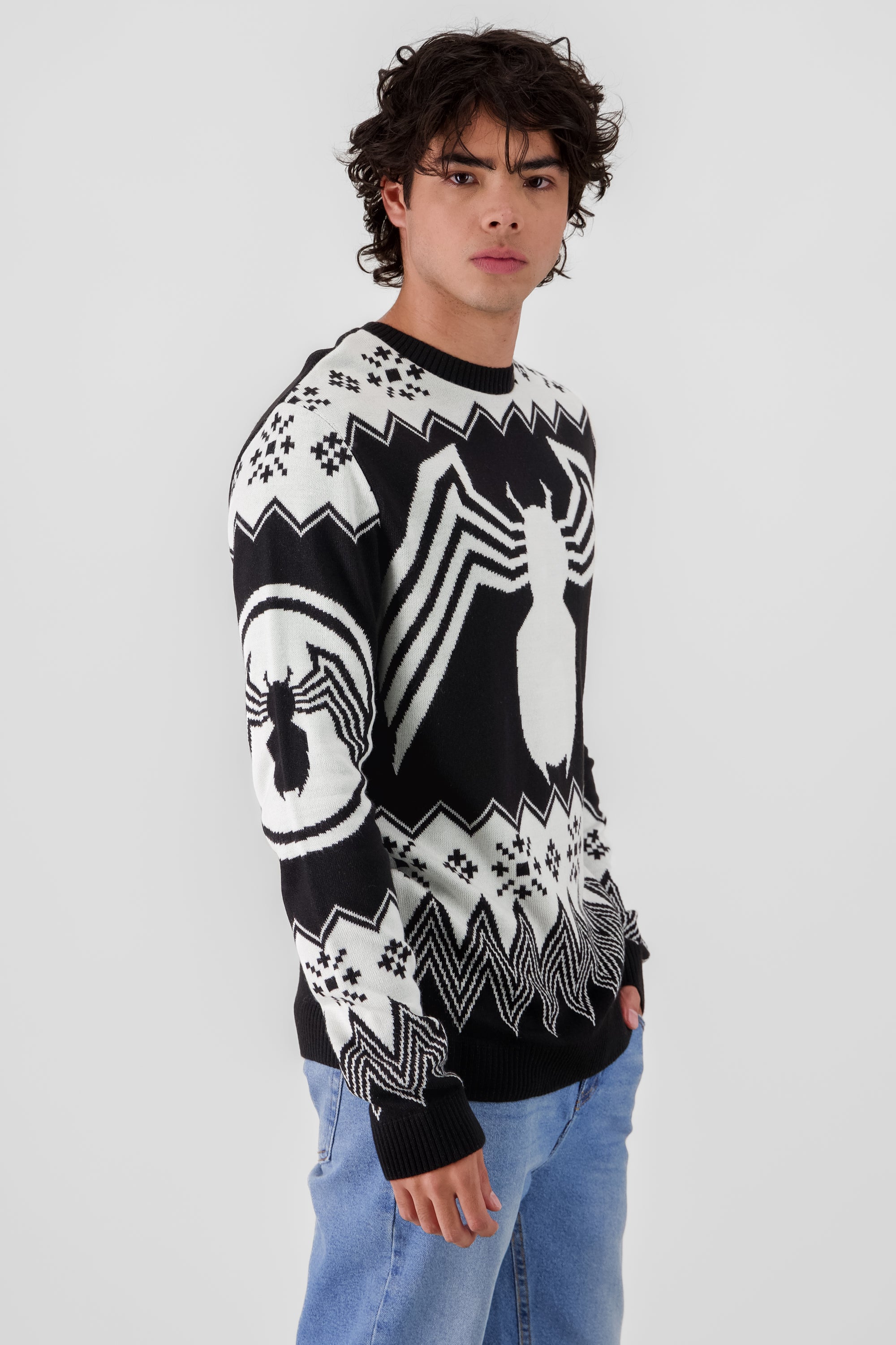 Sweater venom NEGRO COMBO