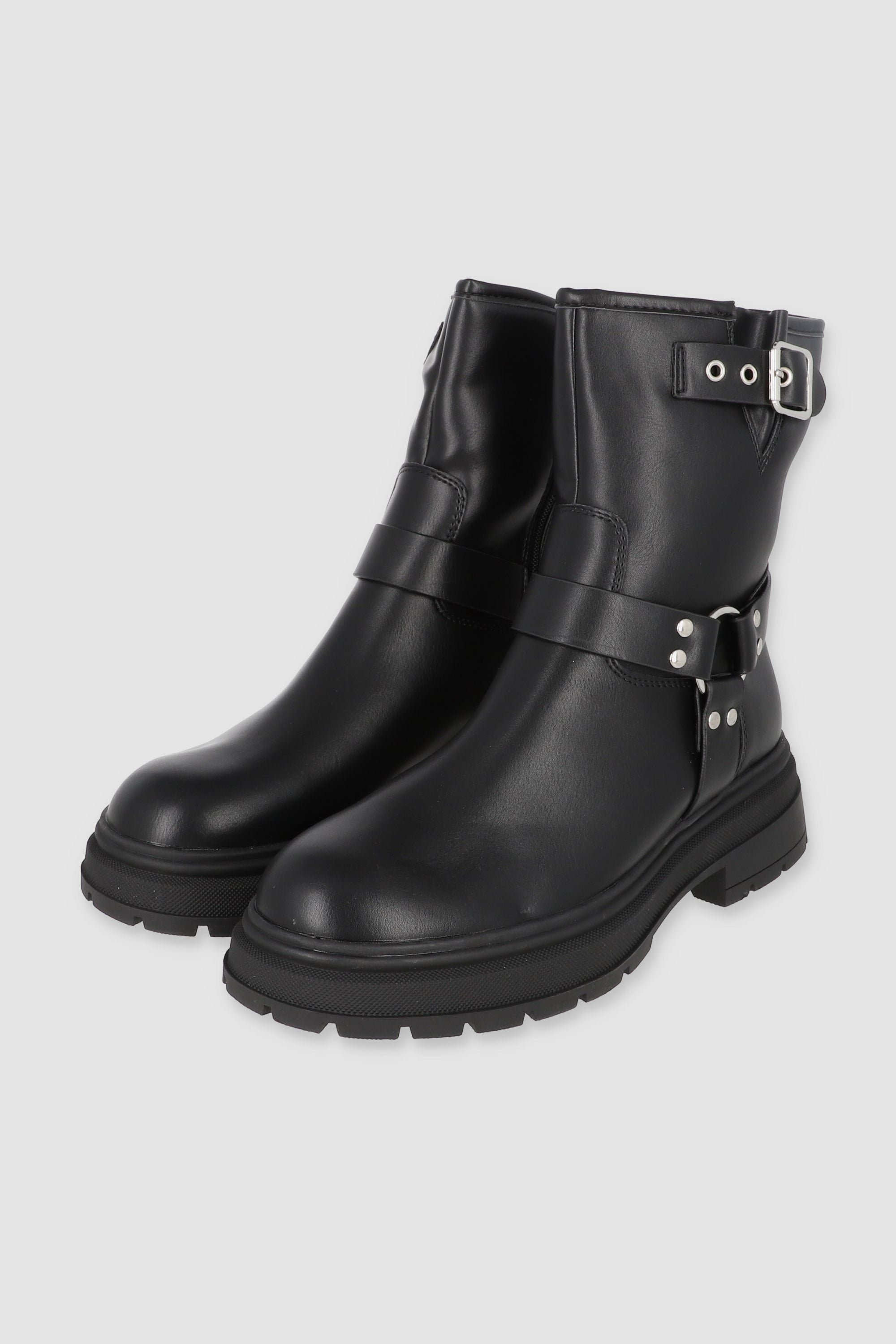 BOTIN HEBILLAS NEGRO