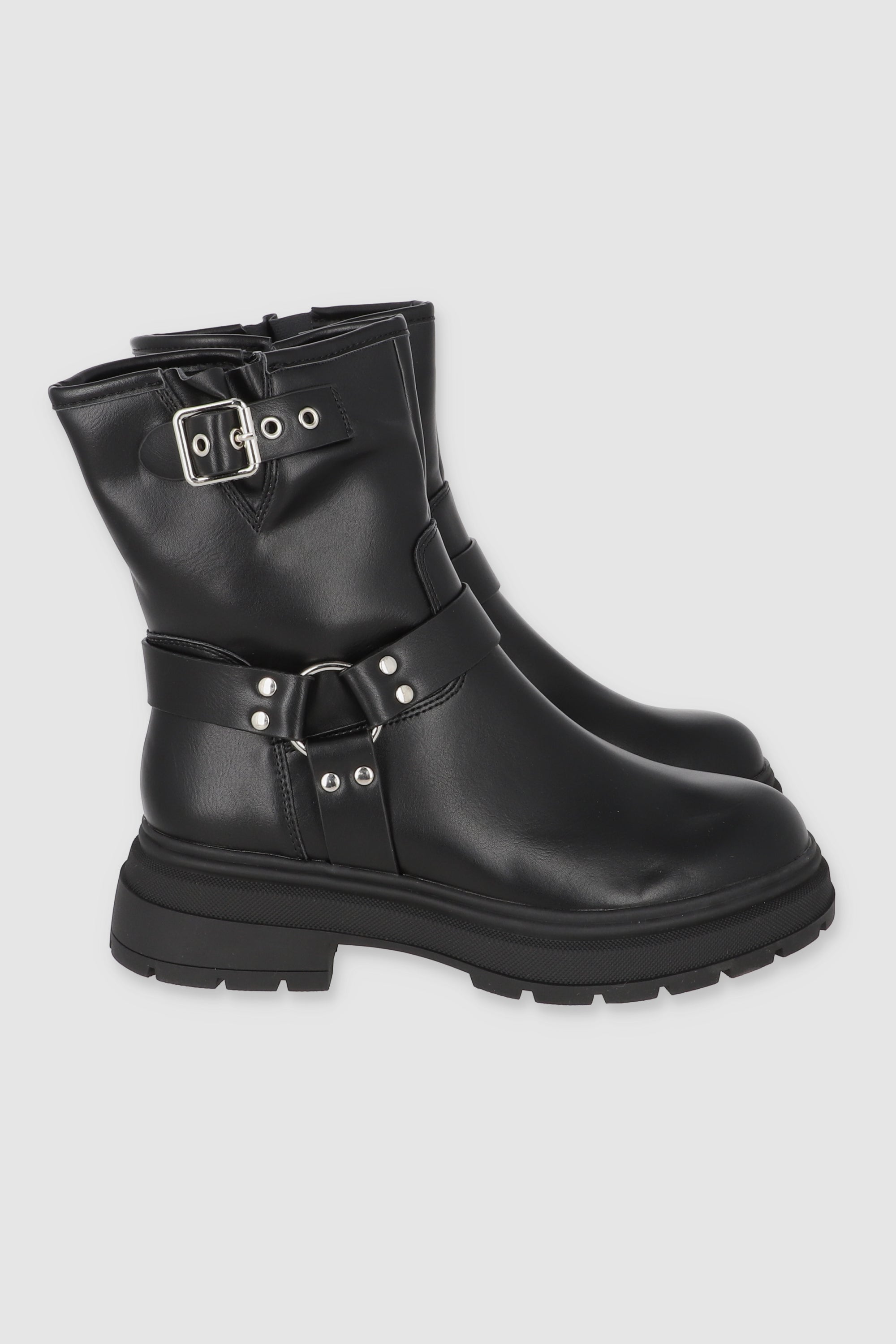 BOTIN HEBILLAS NEGRO