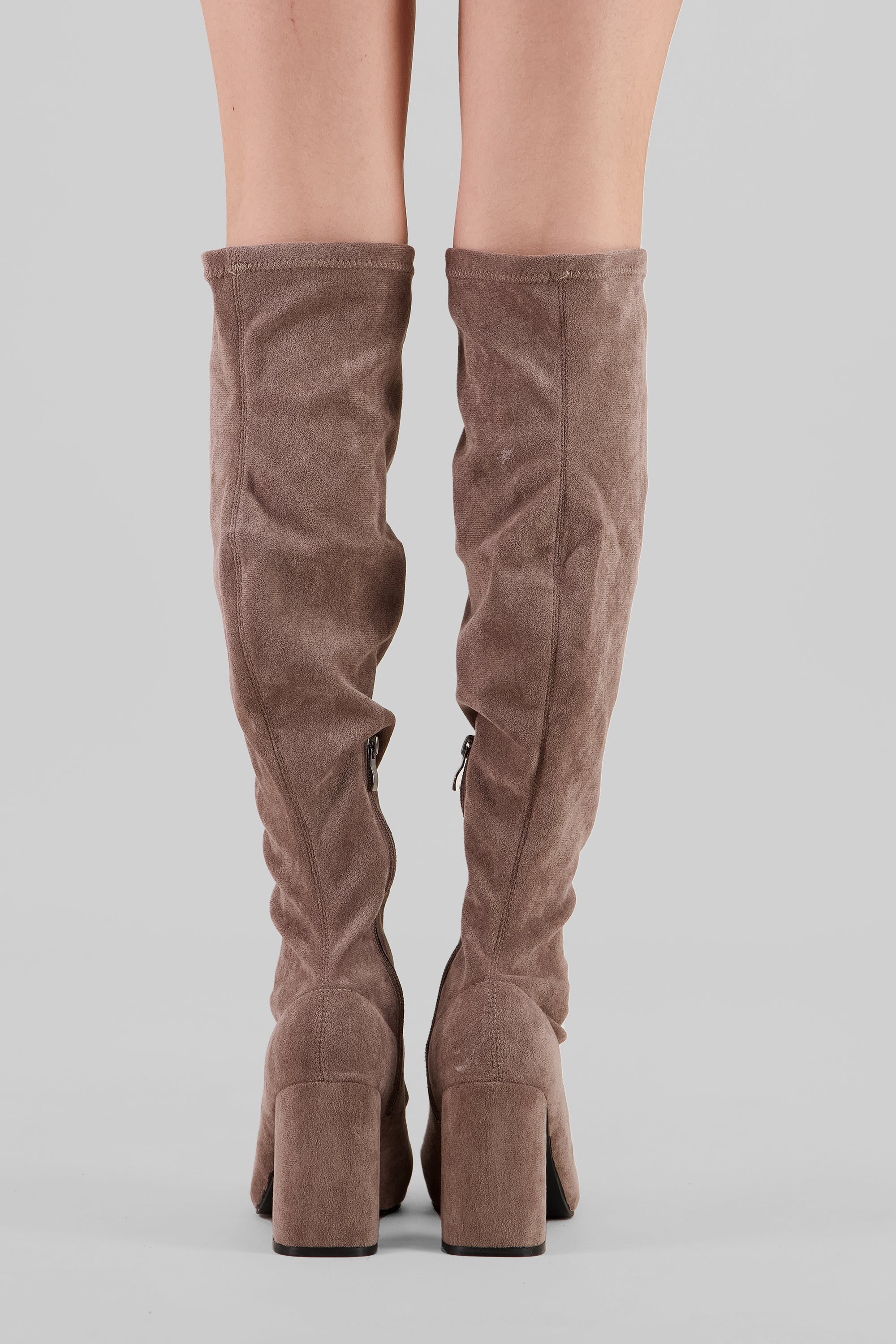 Bota over the knee durazno TAUPE