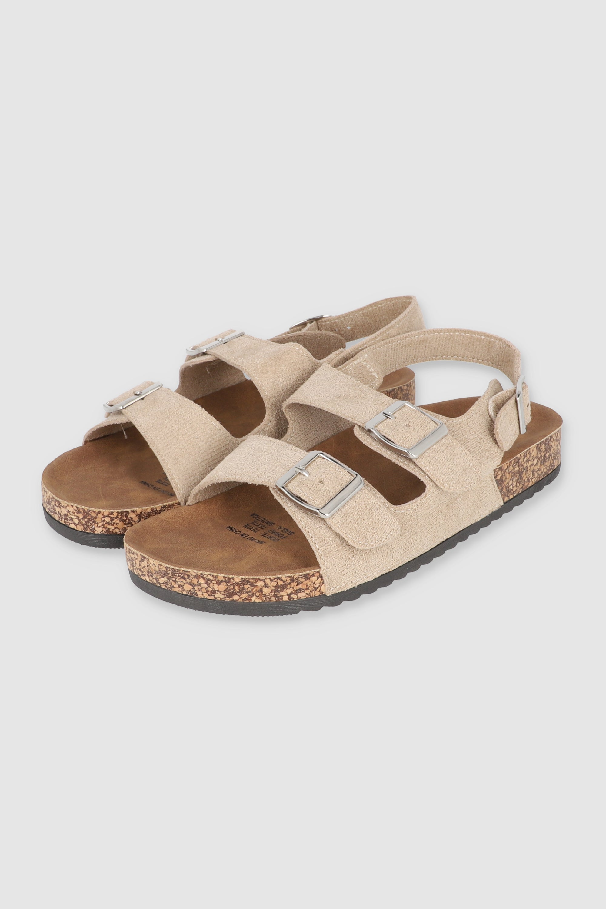 Sandalia dos tiras slingback TAUPE