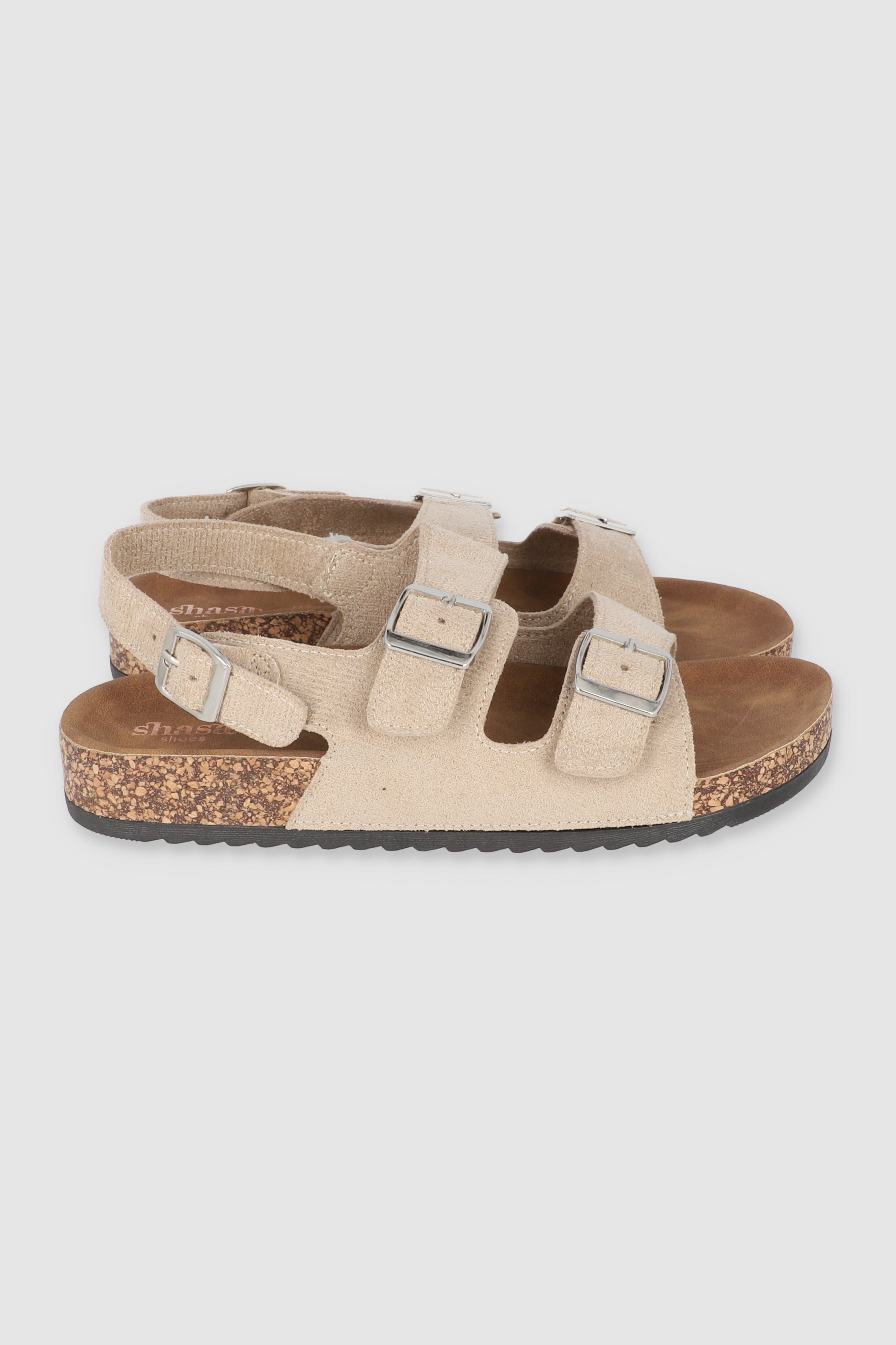 Sandalia dos tiras slingback TAUPE