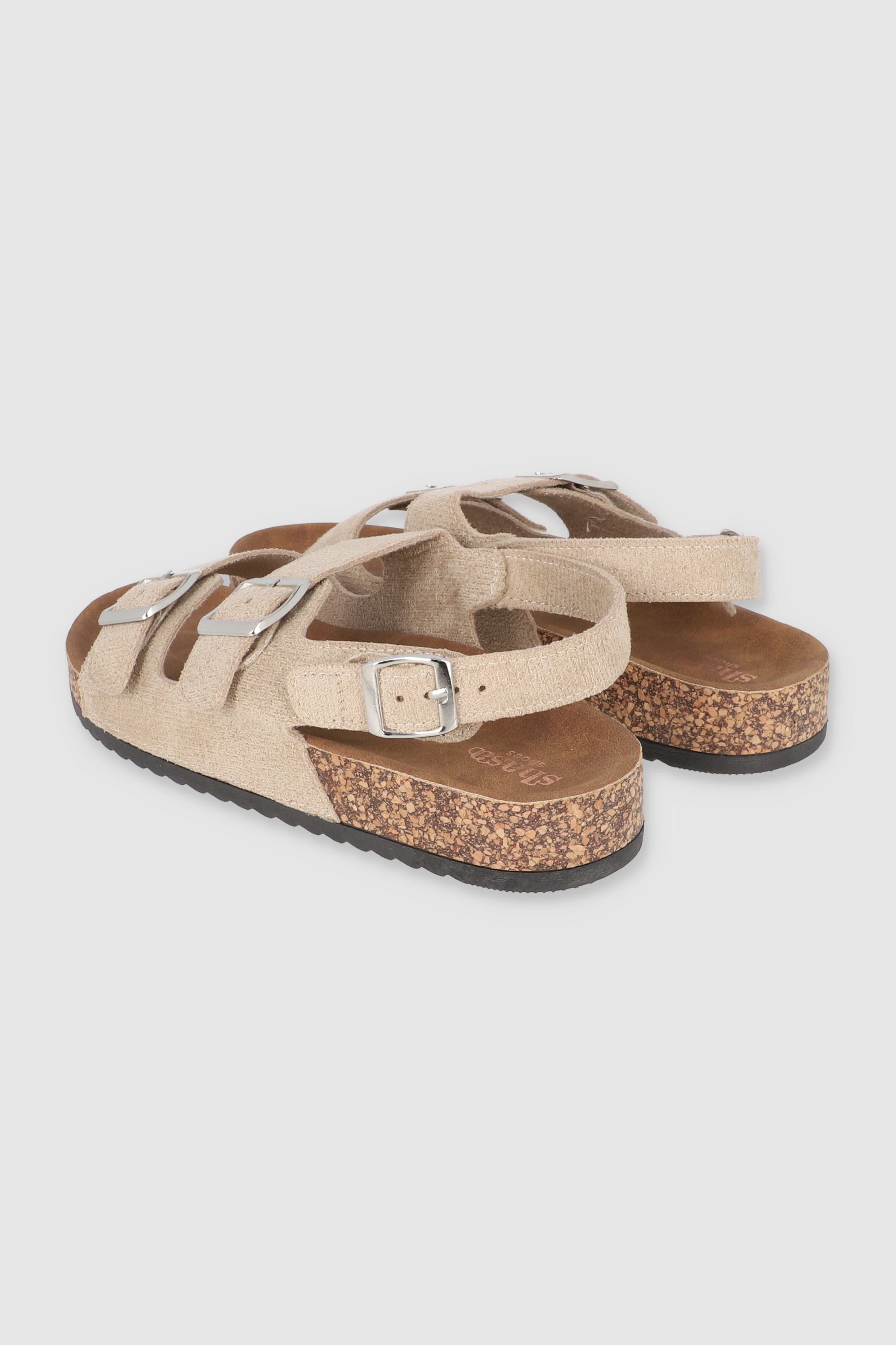 Sandalia dos tiras slingback TAUPE