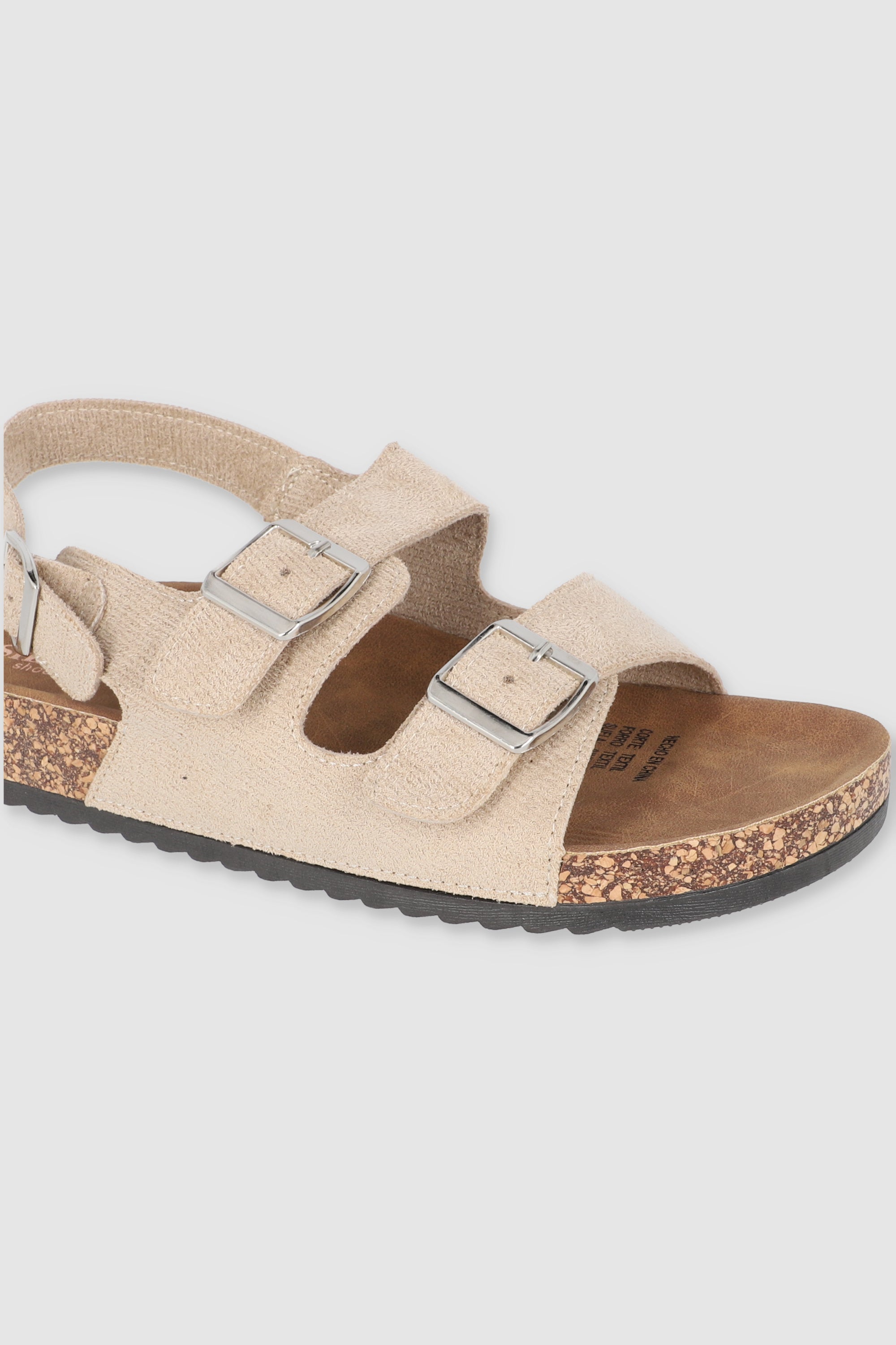 Sandalia dos tiras slingback TAUPE