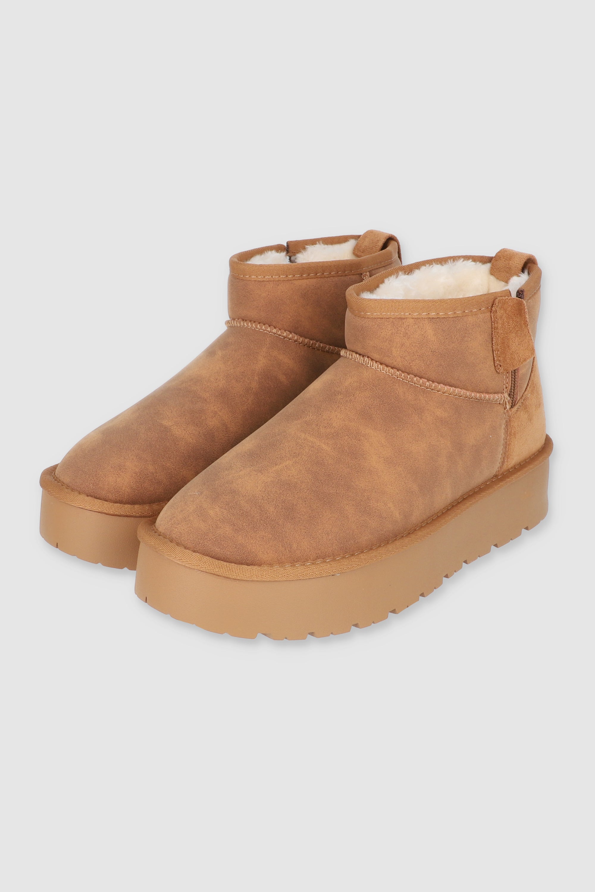 Bota invierno sherpa forro CAMELLO