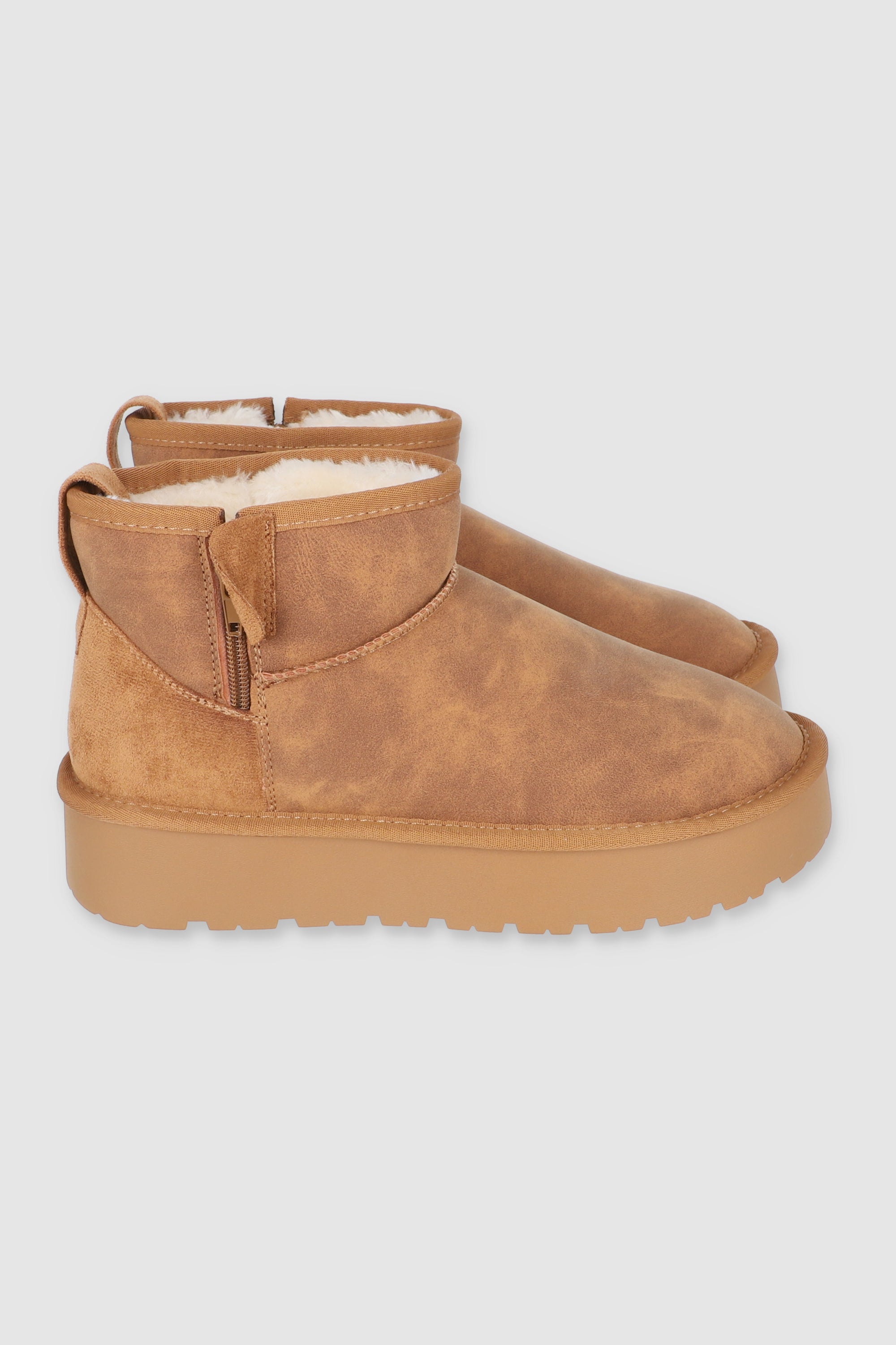 Bota invierno sherpa forro CAMELLO