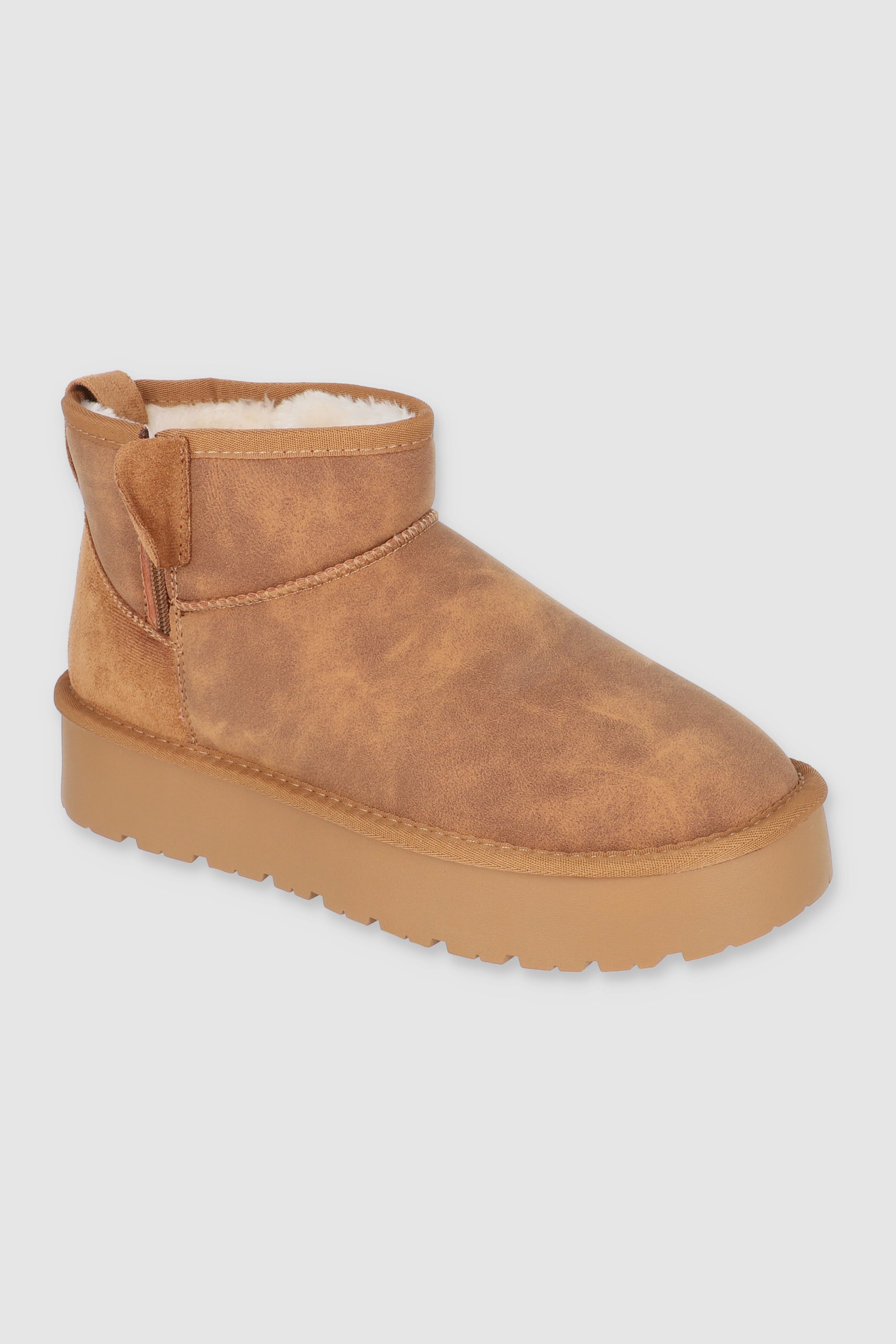 Bota invierno sherpa forro CAMELLO