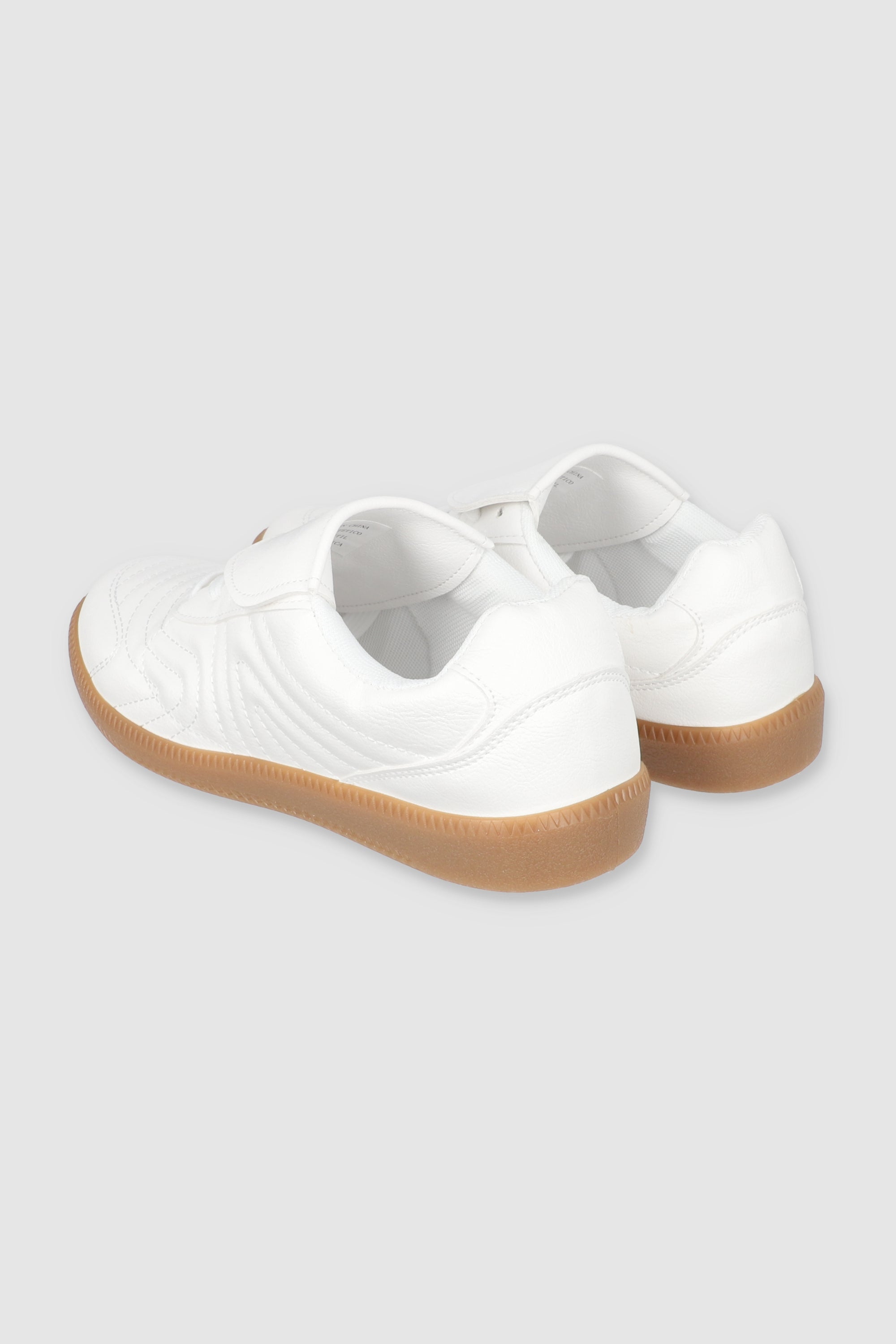 Tenis estilo retro lengueta BLANCO