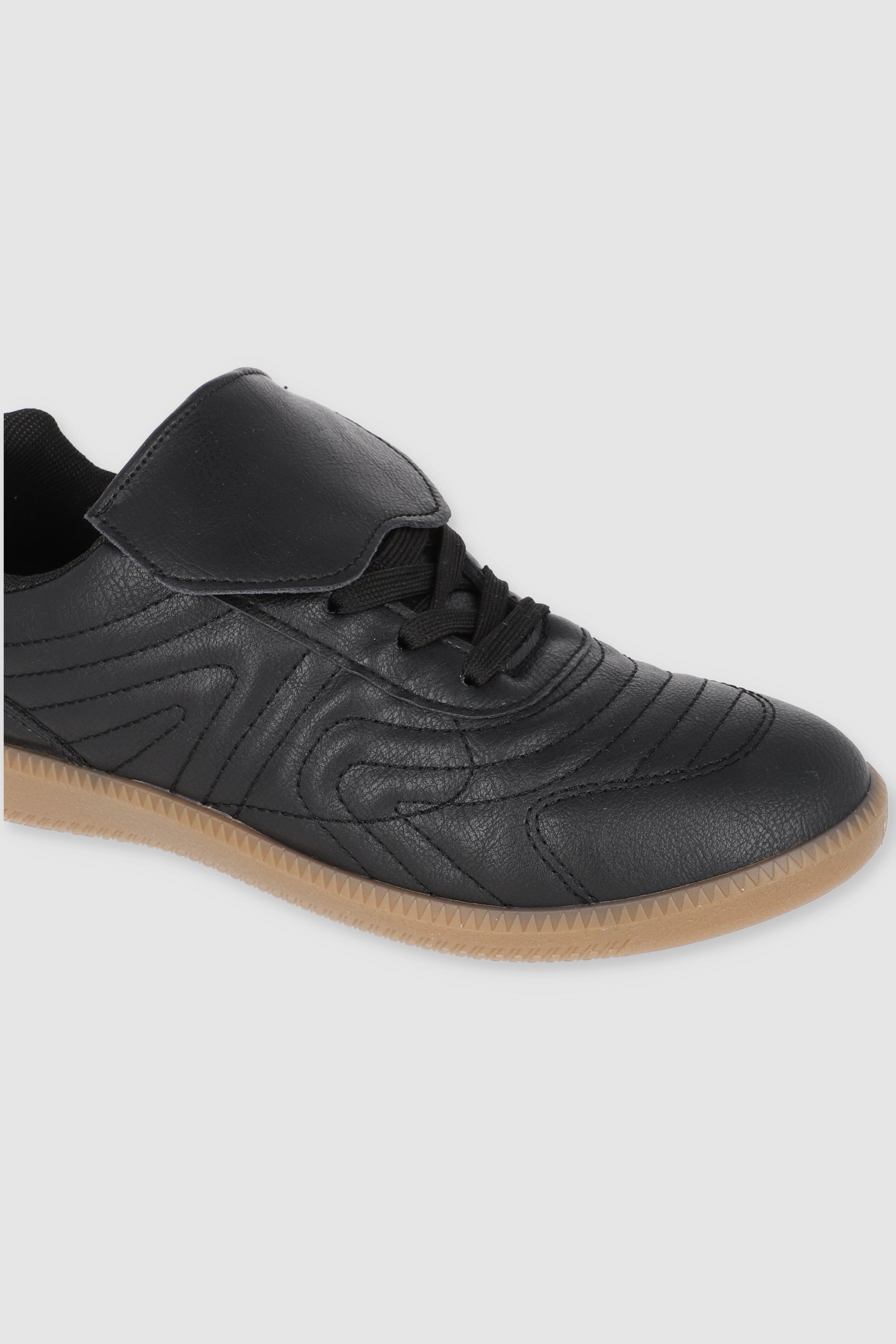 Tenis estilo retro lengueta NEGRO