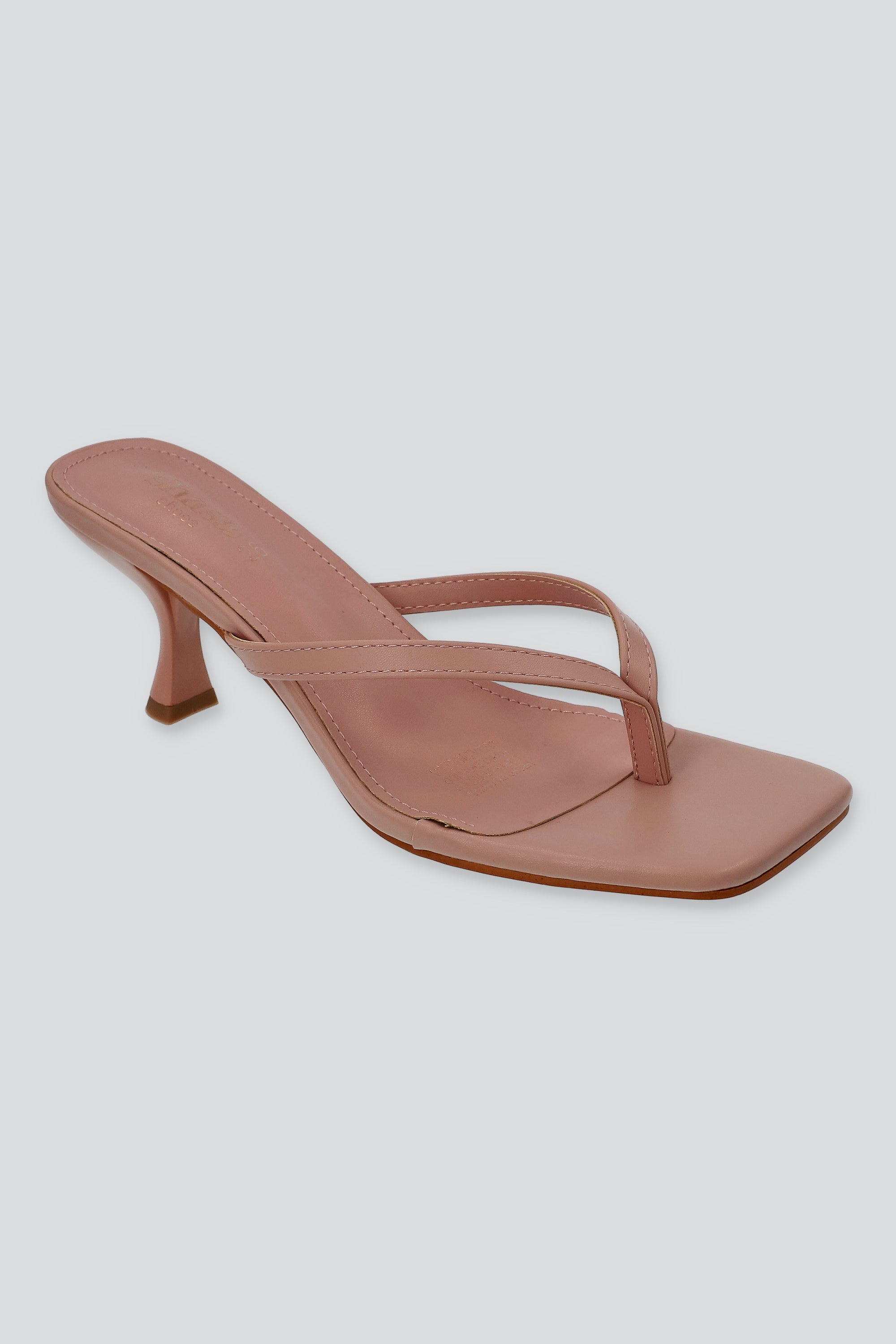 Tacón sandalia pata de gallo BLUSH