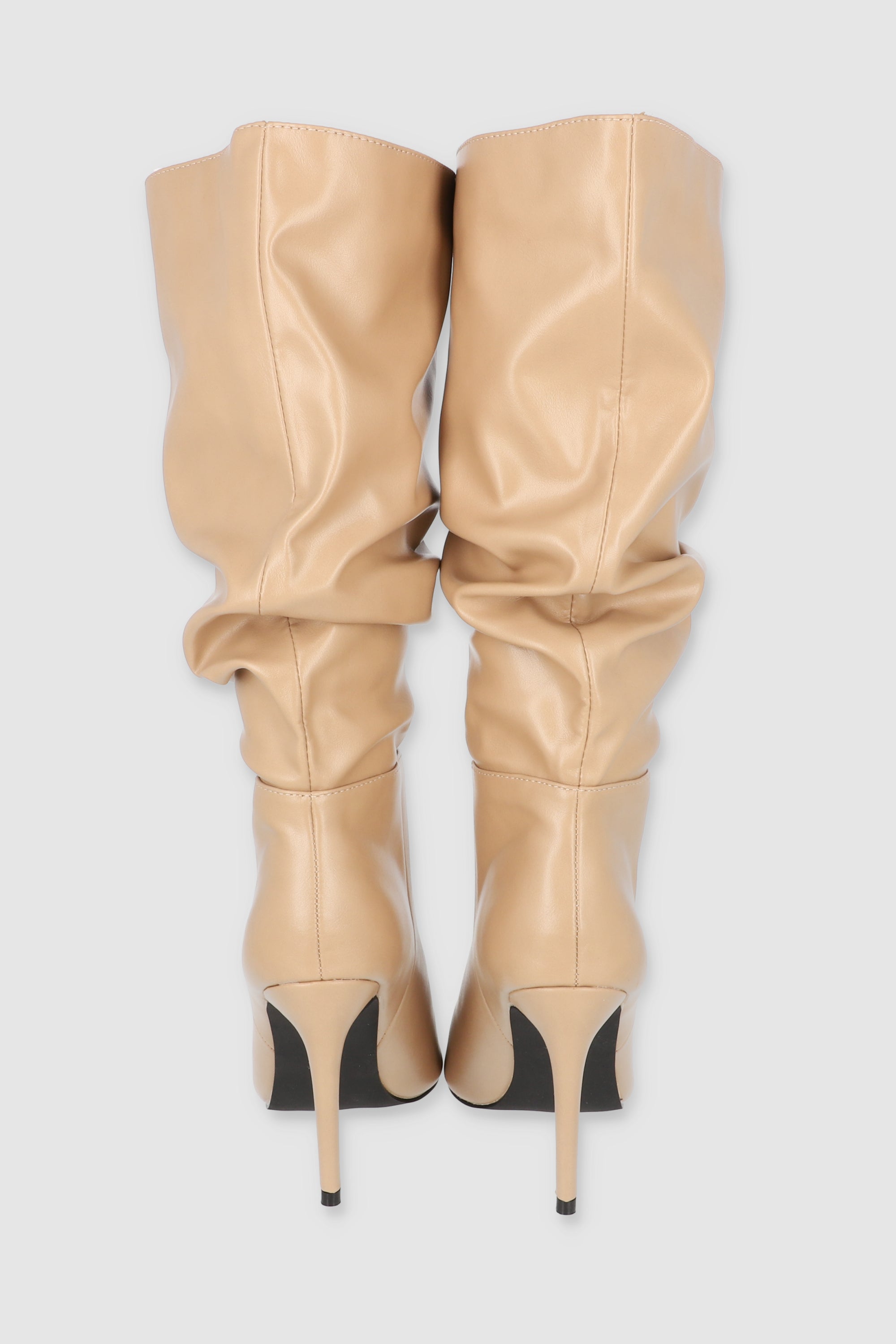 Bota slouchy midi TAUPE