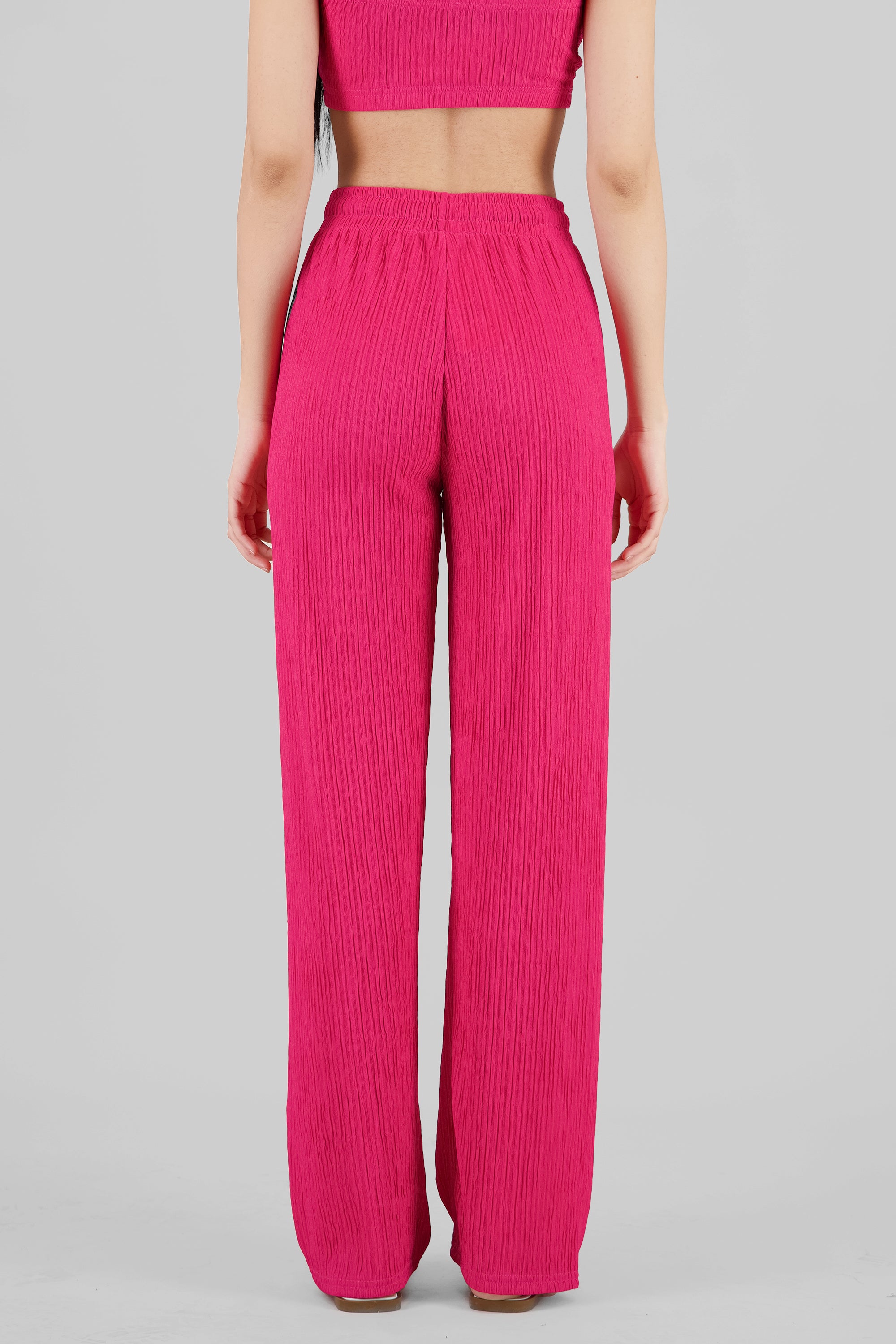 Pantalon amplio textura FIUSHA