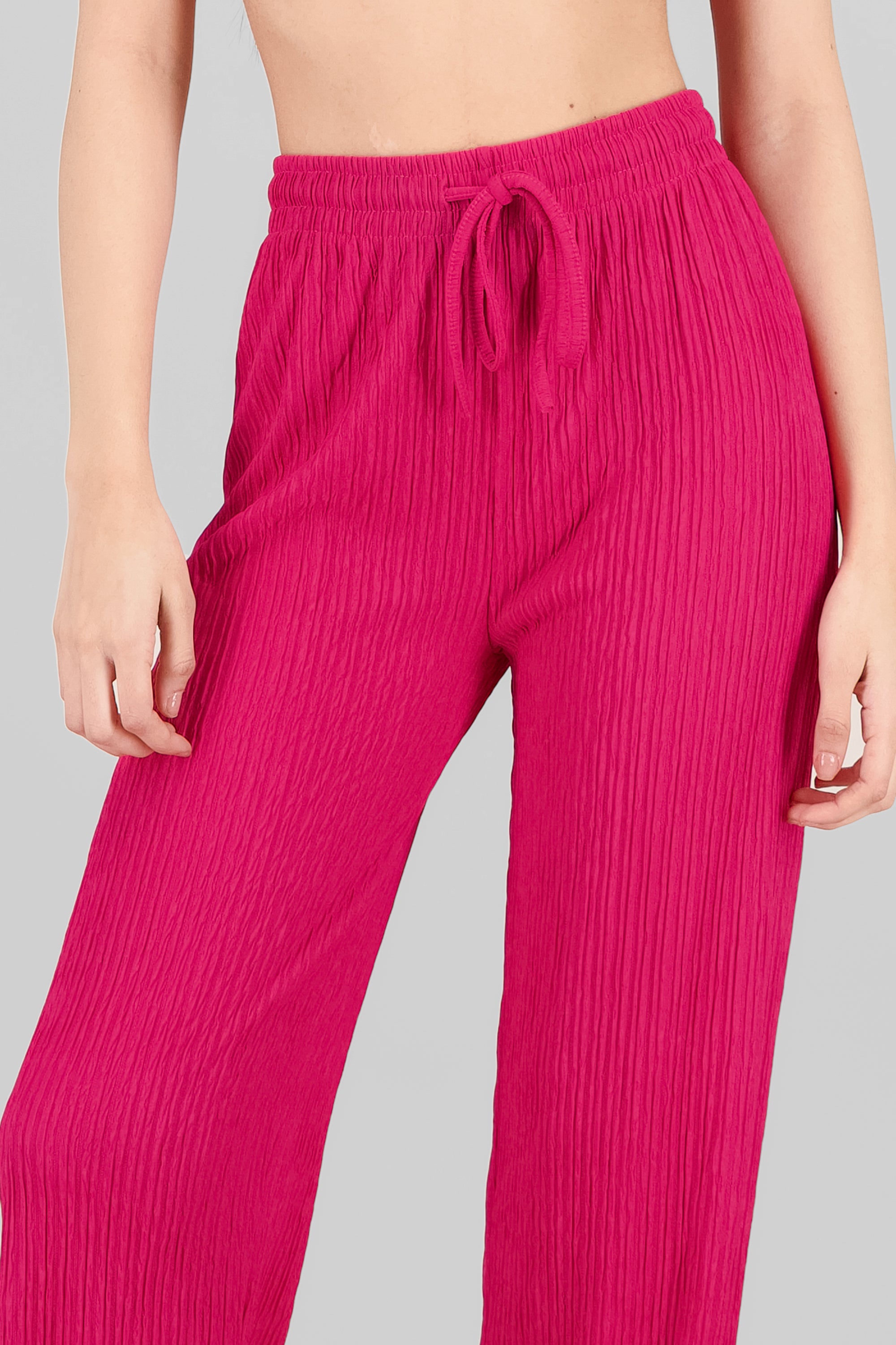 Pantalon amplio textura FIUSHA