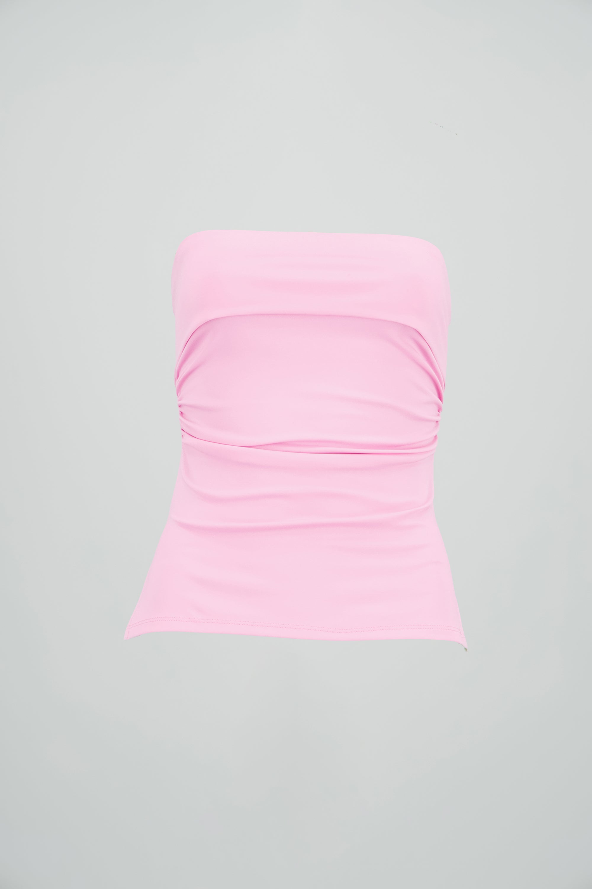 Top tubo con dobles escote Hypsters ROSA