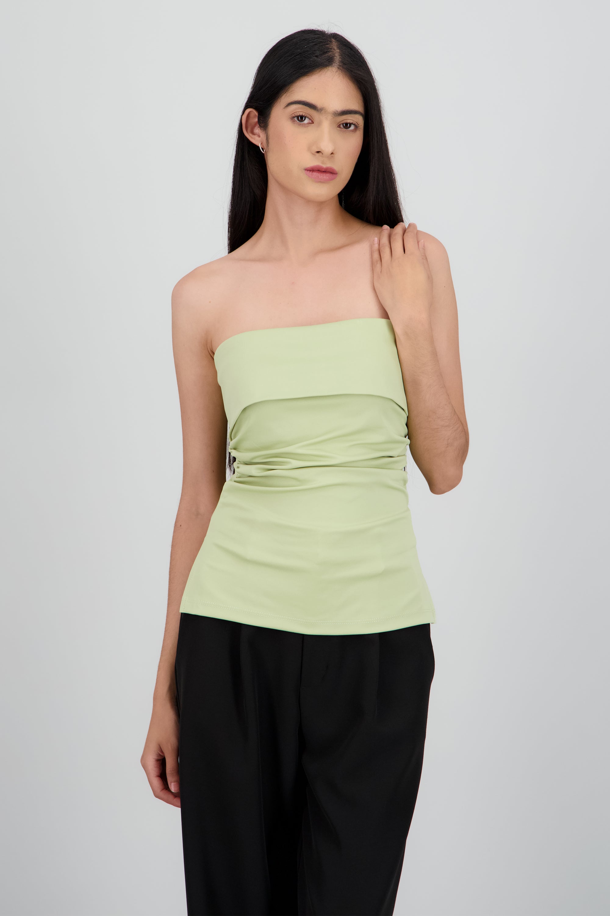 Top tubo con dobles escote Hypsters SAGE