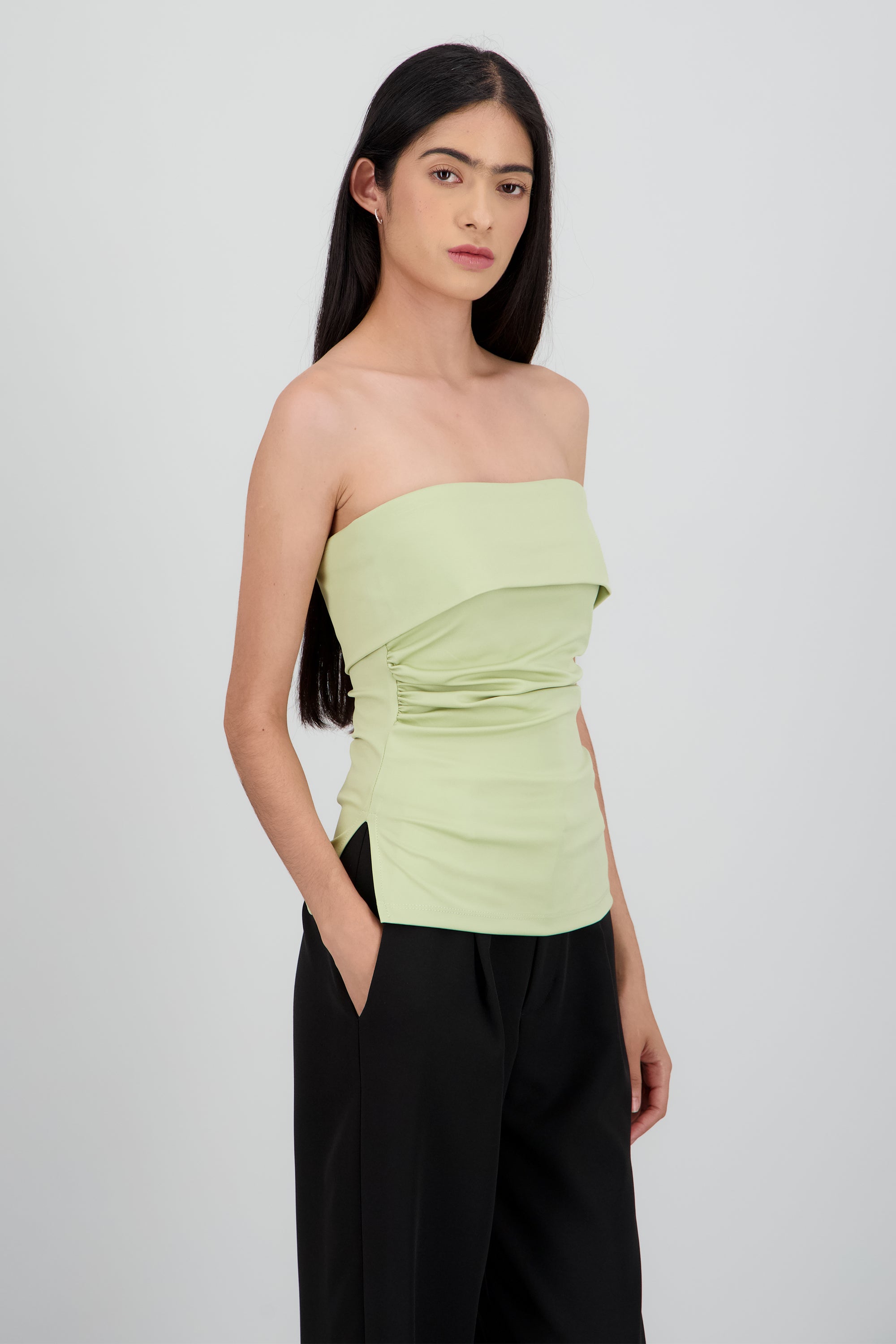 Top tubo con dobles escote Hypsters SAGE