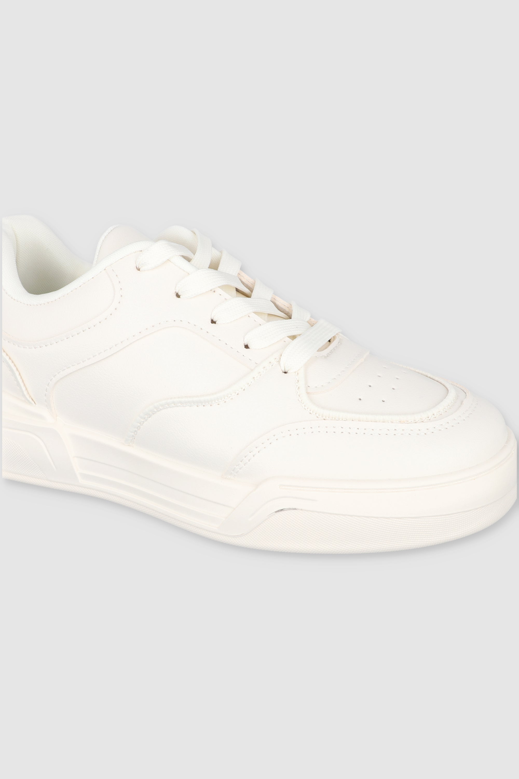 Tenis casual retro bicolor HUESO