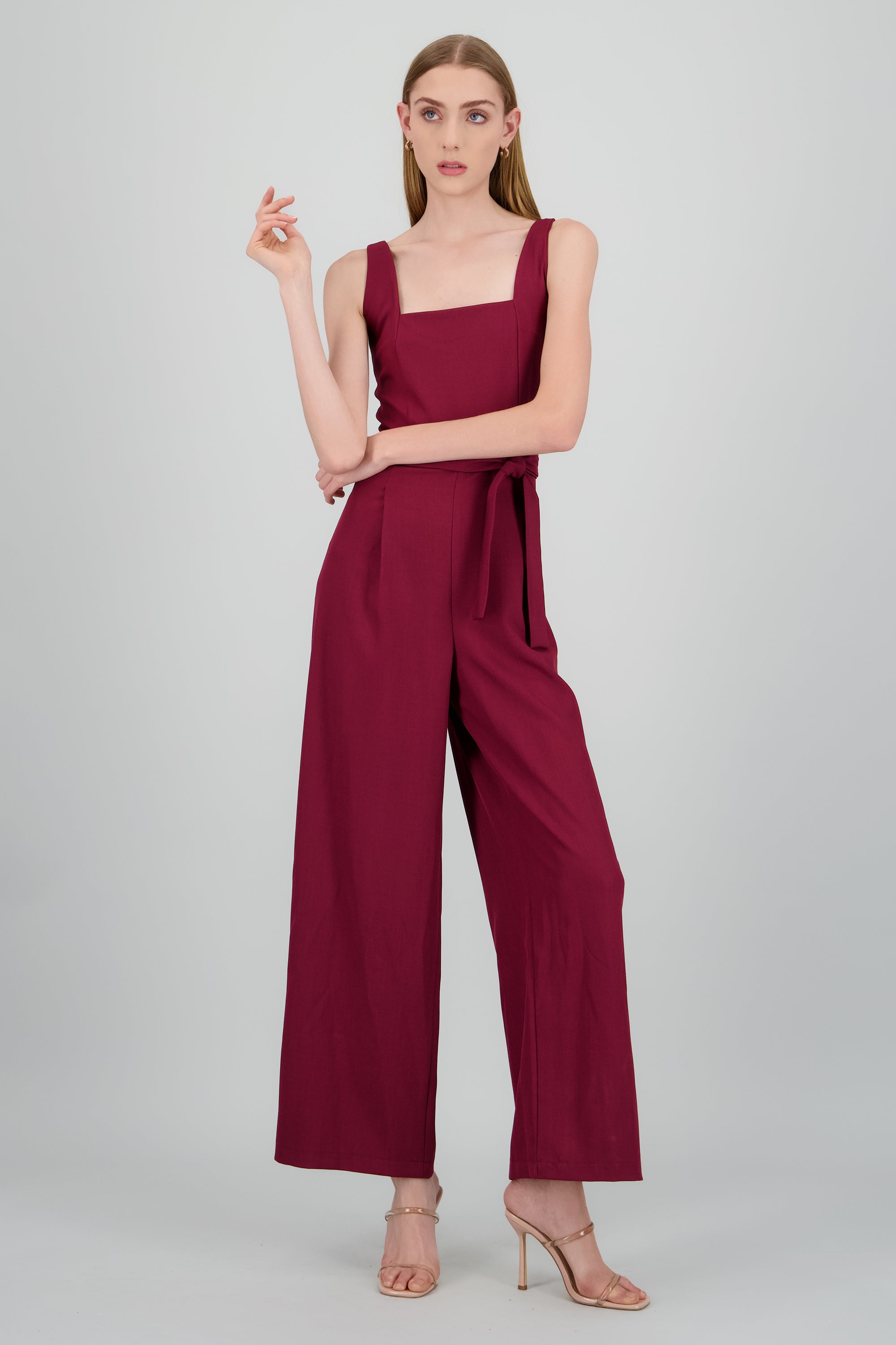 Jumpsuit tirantes detalle cinturon VINO