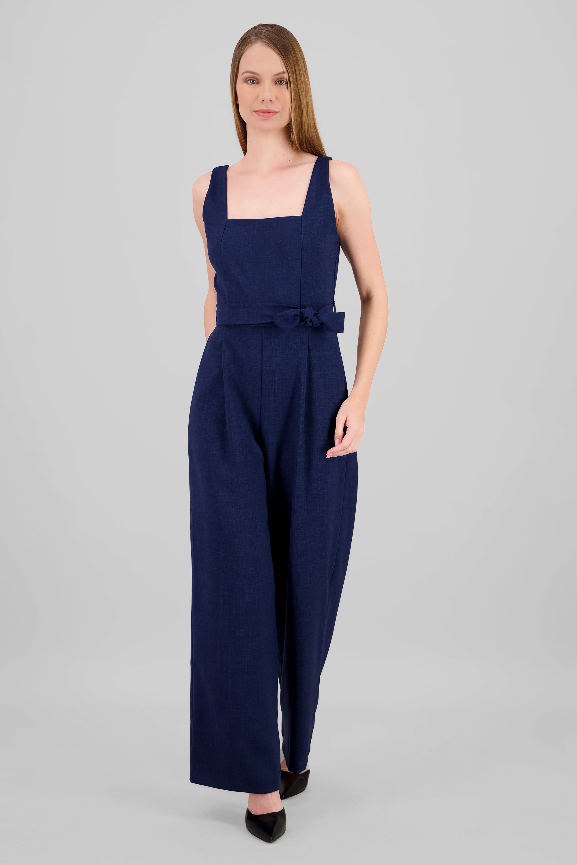 Jumpsuit tirantes detalle cinturon INDIGO