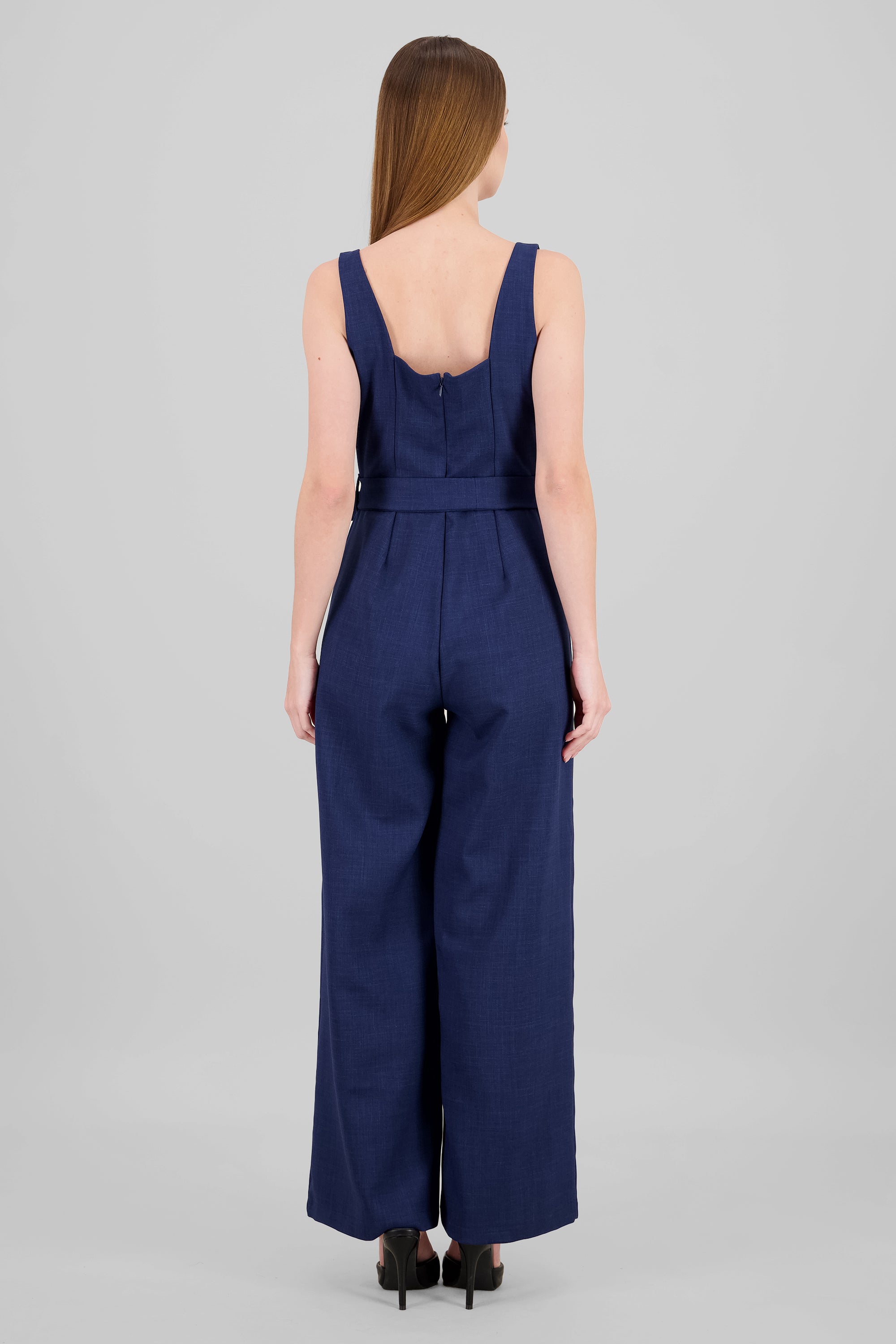 Jumpsuit tirantes detalle cinturon INDIGO