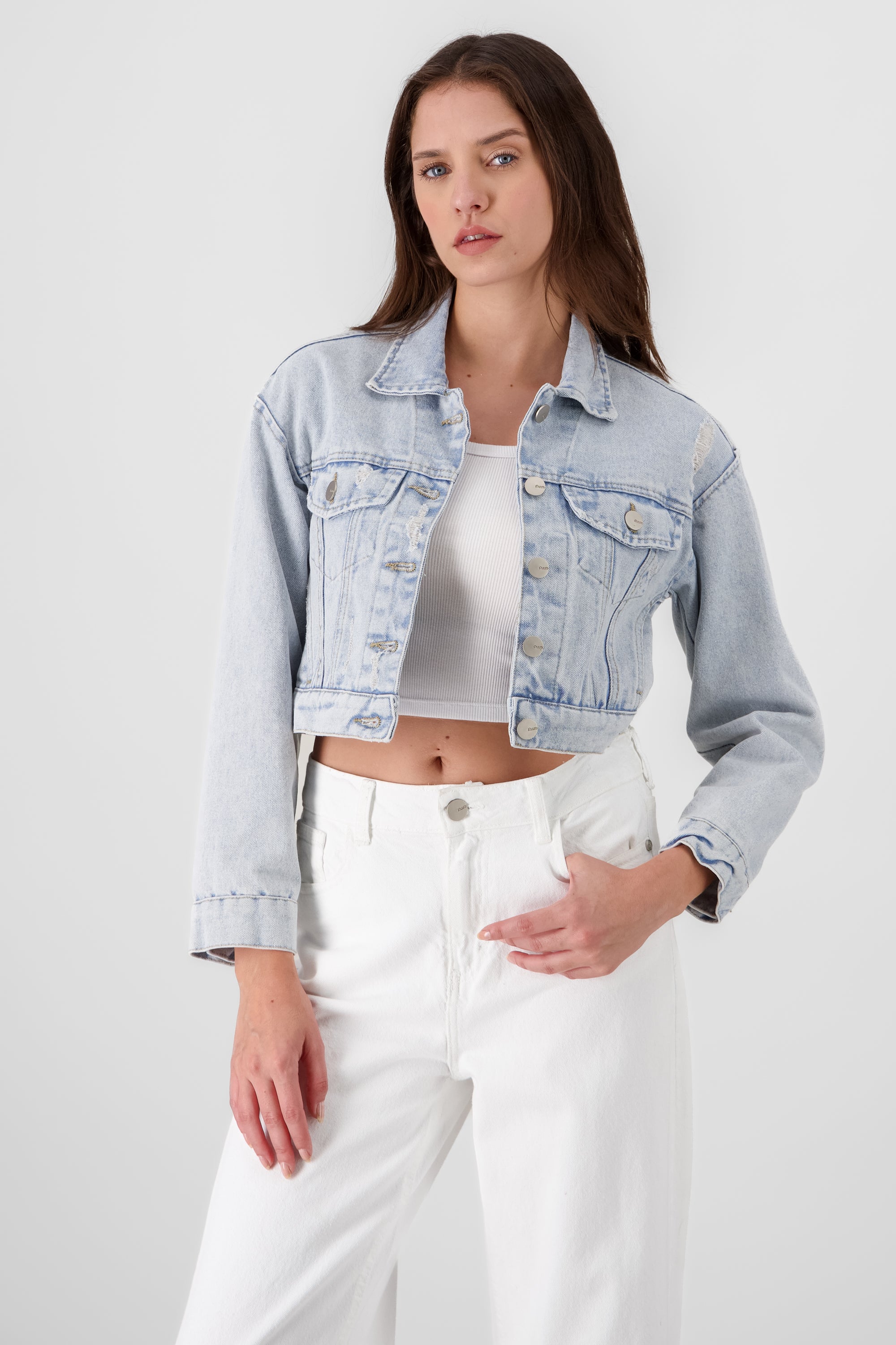 Trucker jacket oversize LIGHT WASH