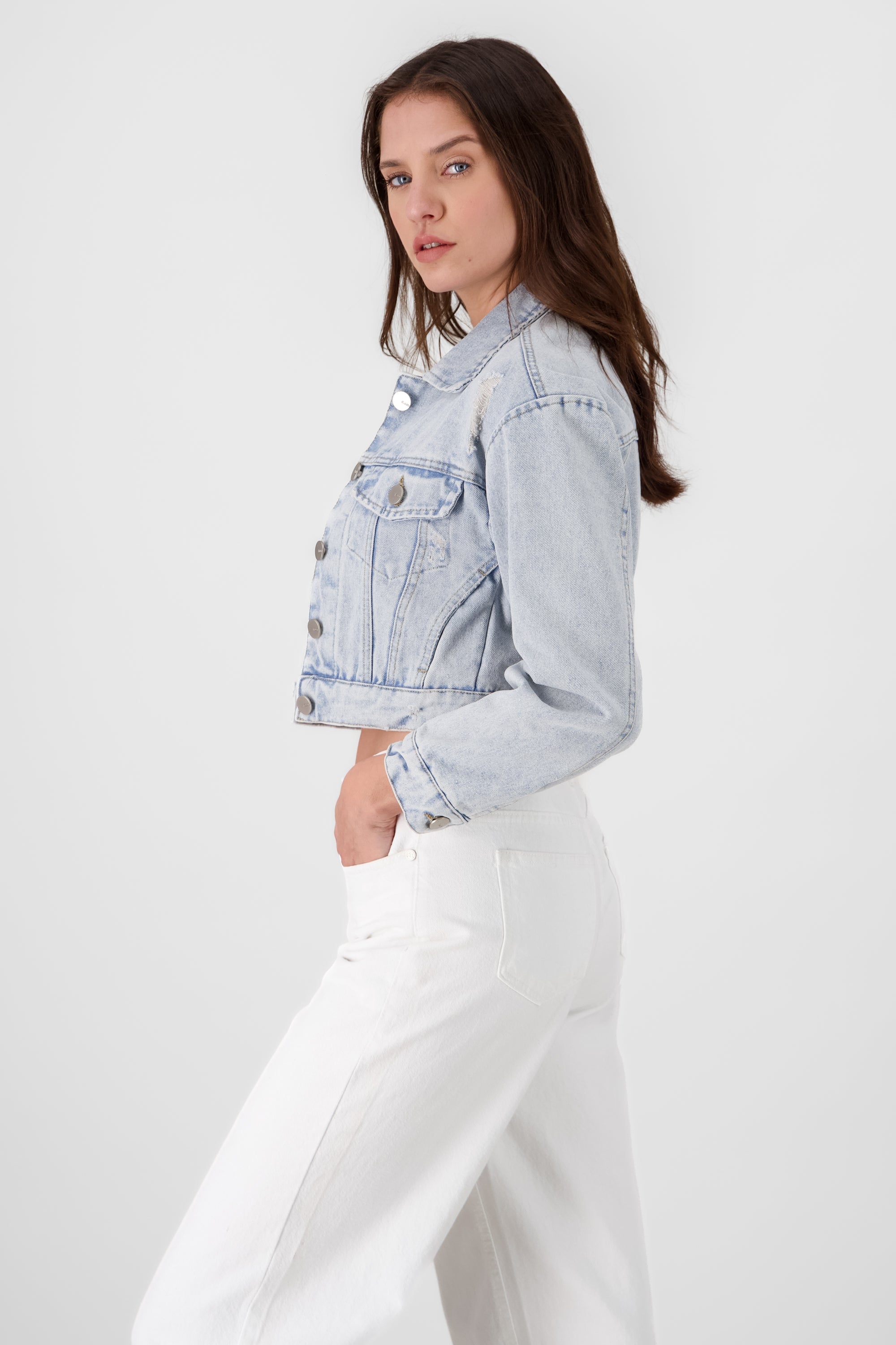 Trucker jacket oversize LIGHT WASH