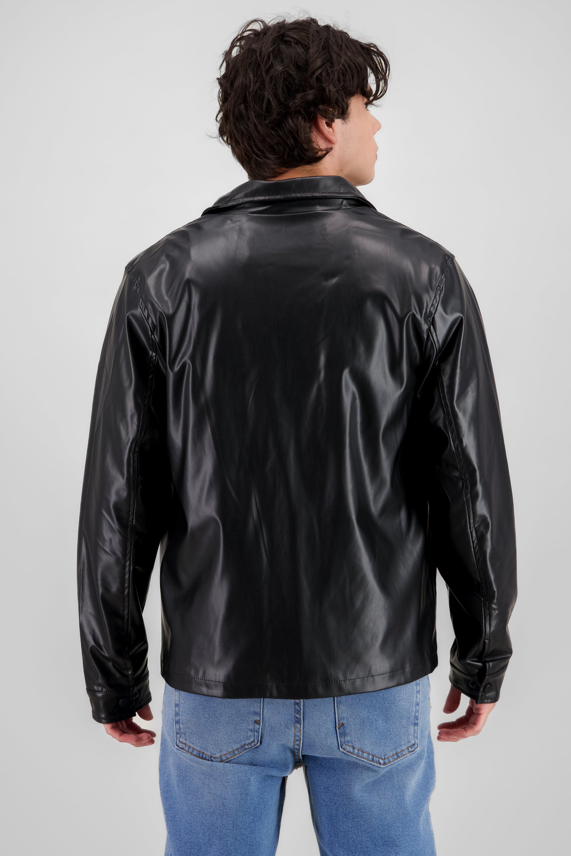 Sobrecamisa cowboy pu NEGRO