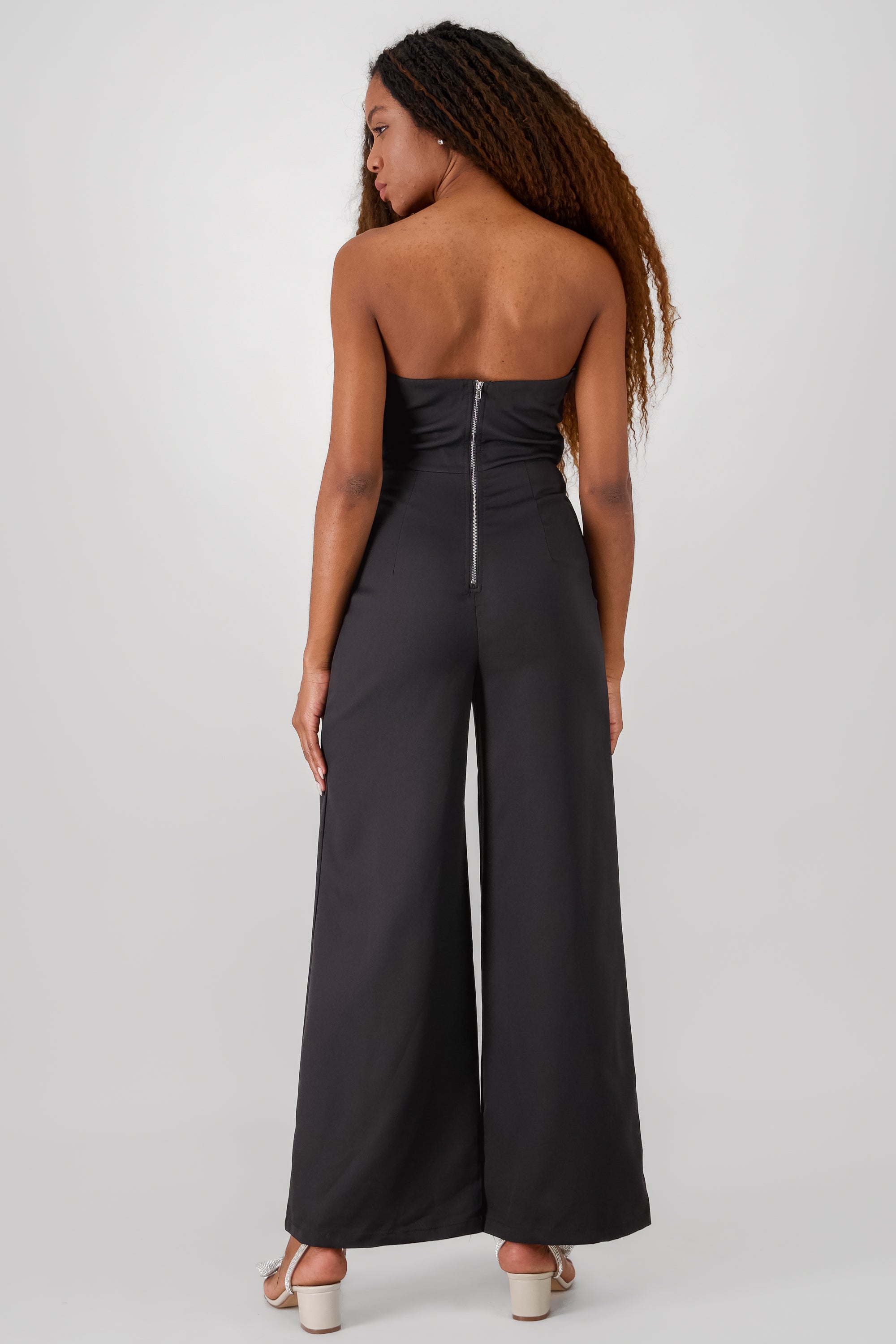 Jumpsuit detalle mono NEGRO