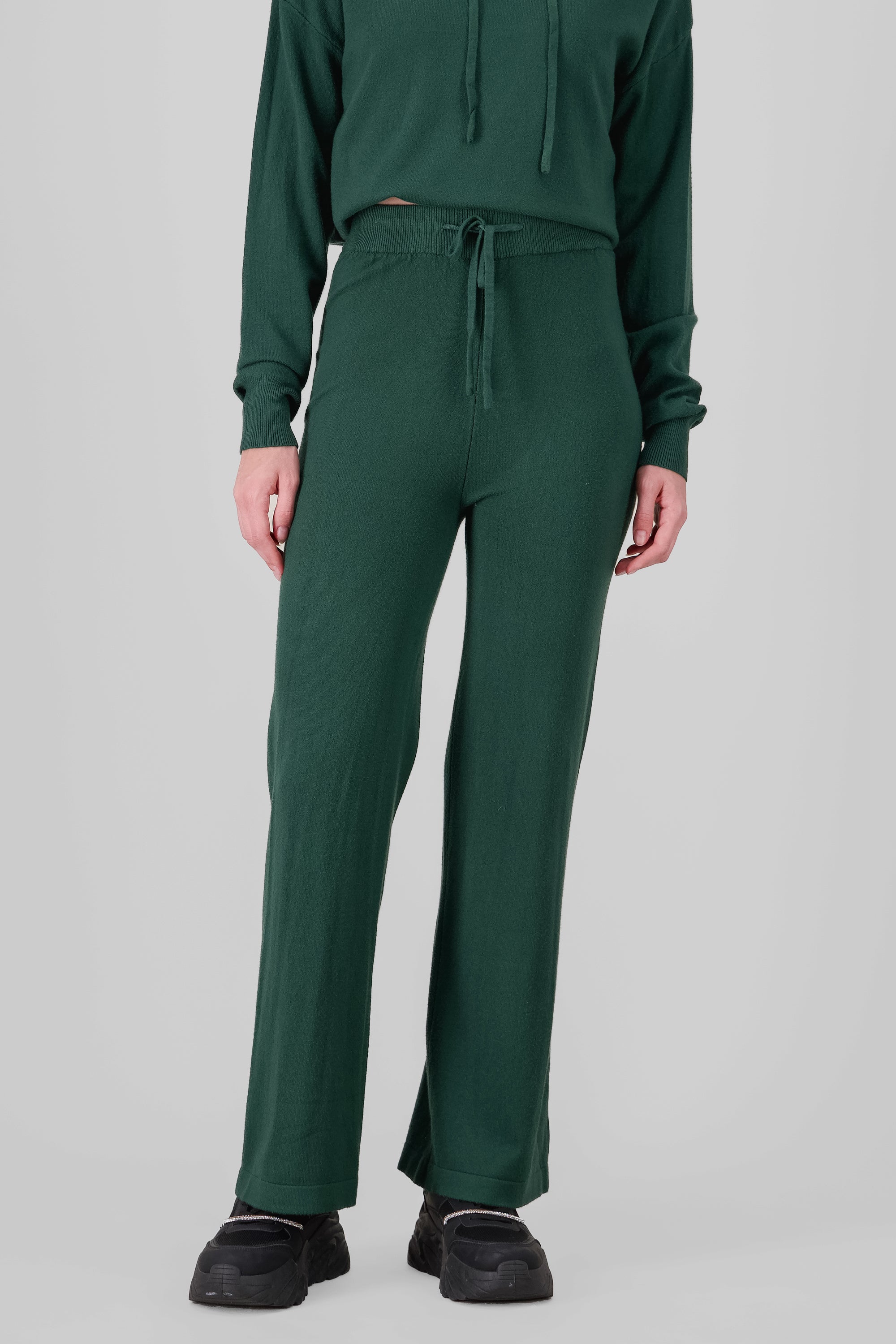 Pantalon tejido de punto VERDE