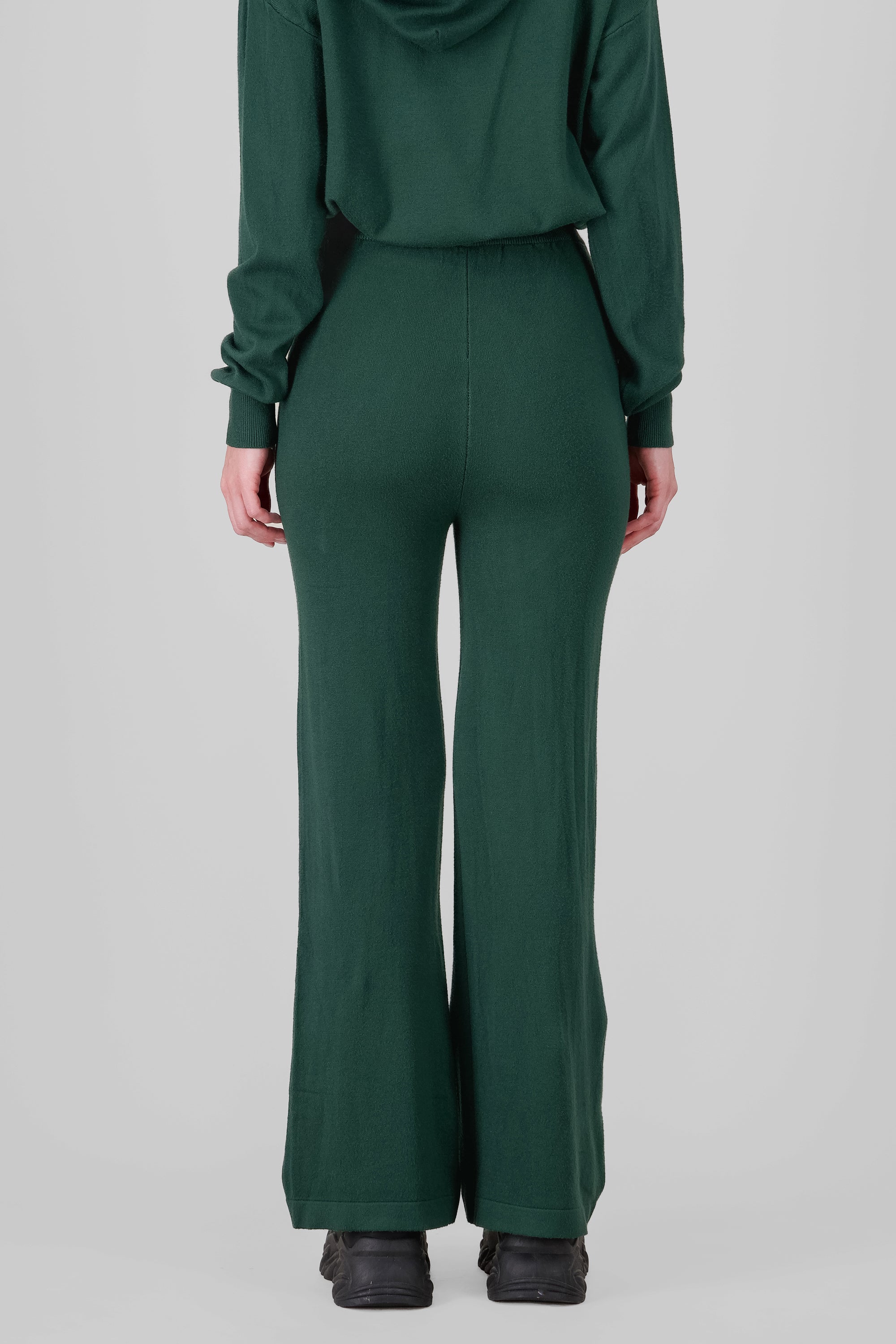 Pantalon tejido de punto VERDE